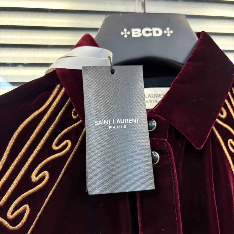 Yves Saint Laurent saint Laurent size 36 Red Cardigan shirt 2501-Nextarrow Size US M / EU 48-50 / 2 - 5 Thumbnail