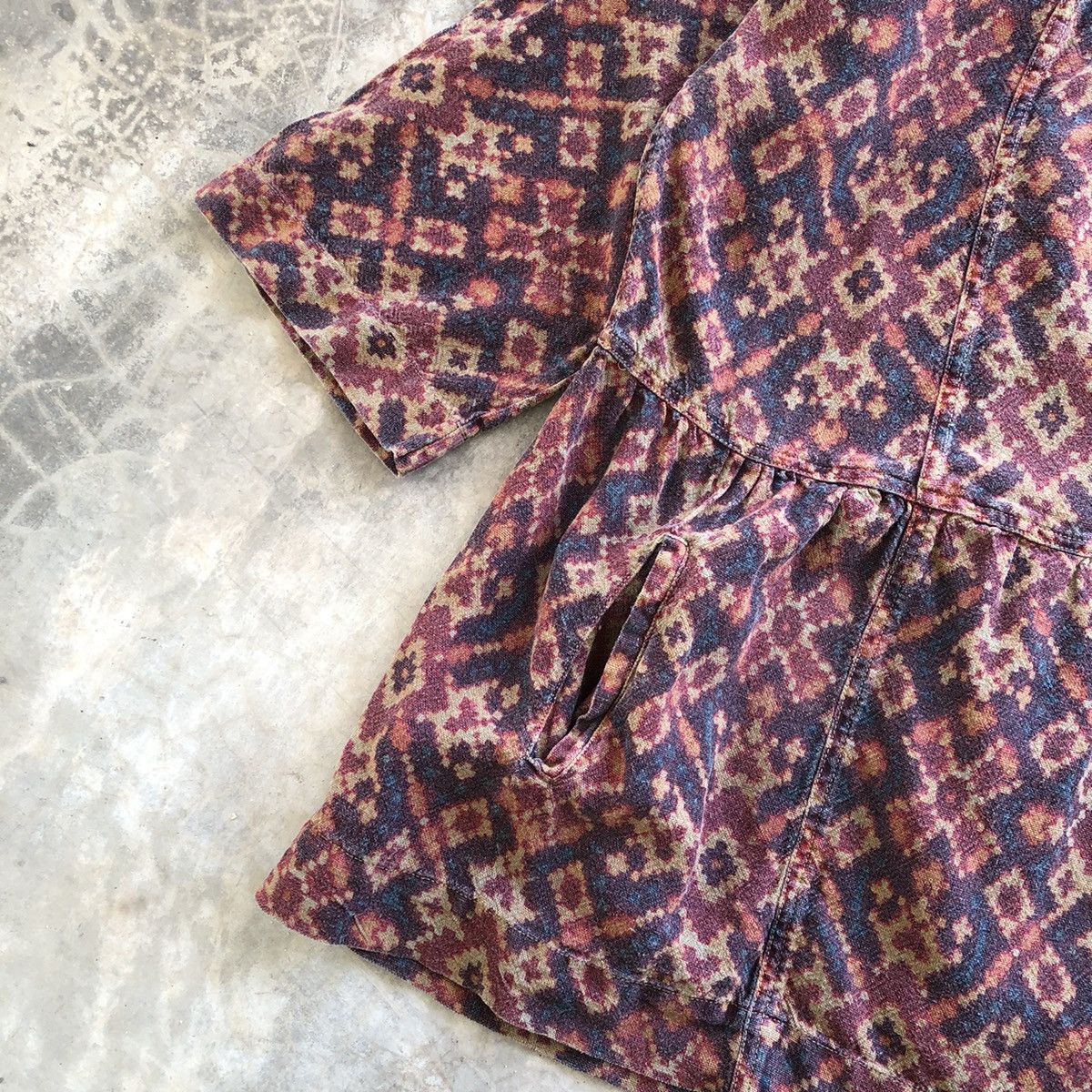 Isabel Marant × Isabel Marant Etoile Etoile ISABEL MARANT Rare Batik Navajo Printed Blouse Size XXS / US 00 / IT 34 - 4 Thumbnail