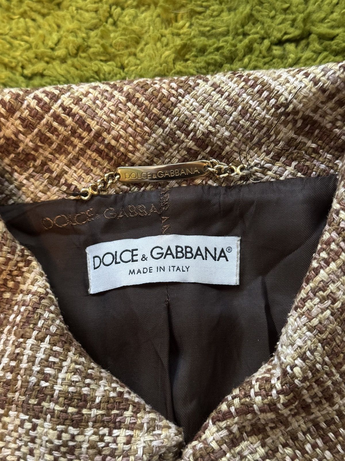 Dolce & Gabbana × Vintage Dolce & Gabbana D&G 2000s vintage silk blazer jacket Size M / US 6-8 / IT 42-44 - 7 Thumbnail