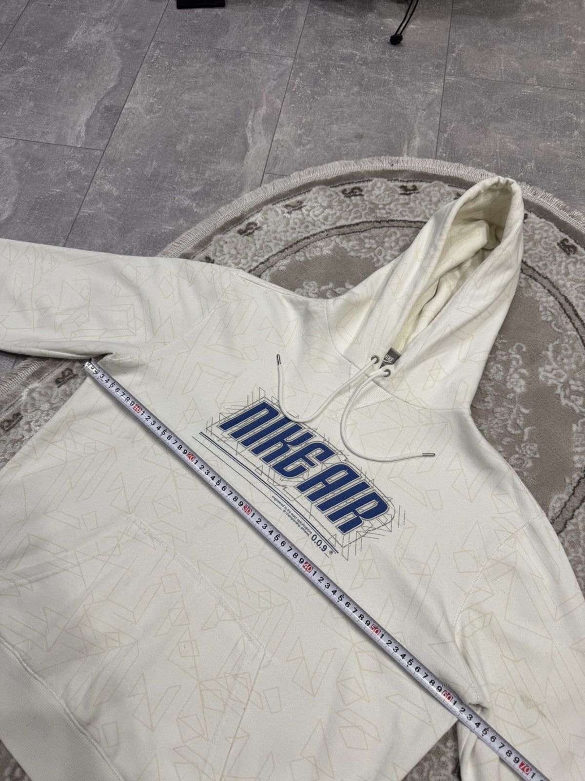 Nike Vintage 90s Nike Hoodie Big Logo Baggy Brill Faded Size US L / EU 52-54 / 3 - 5 Thumbnail