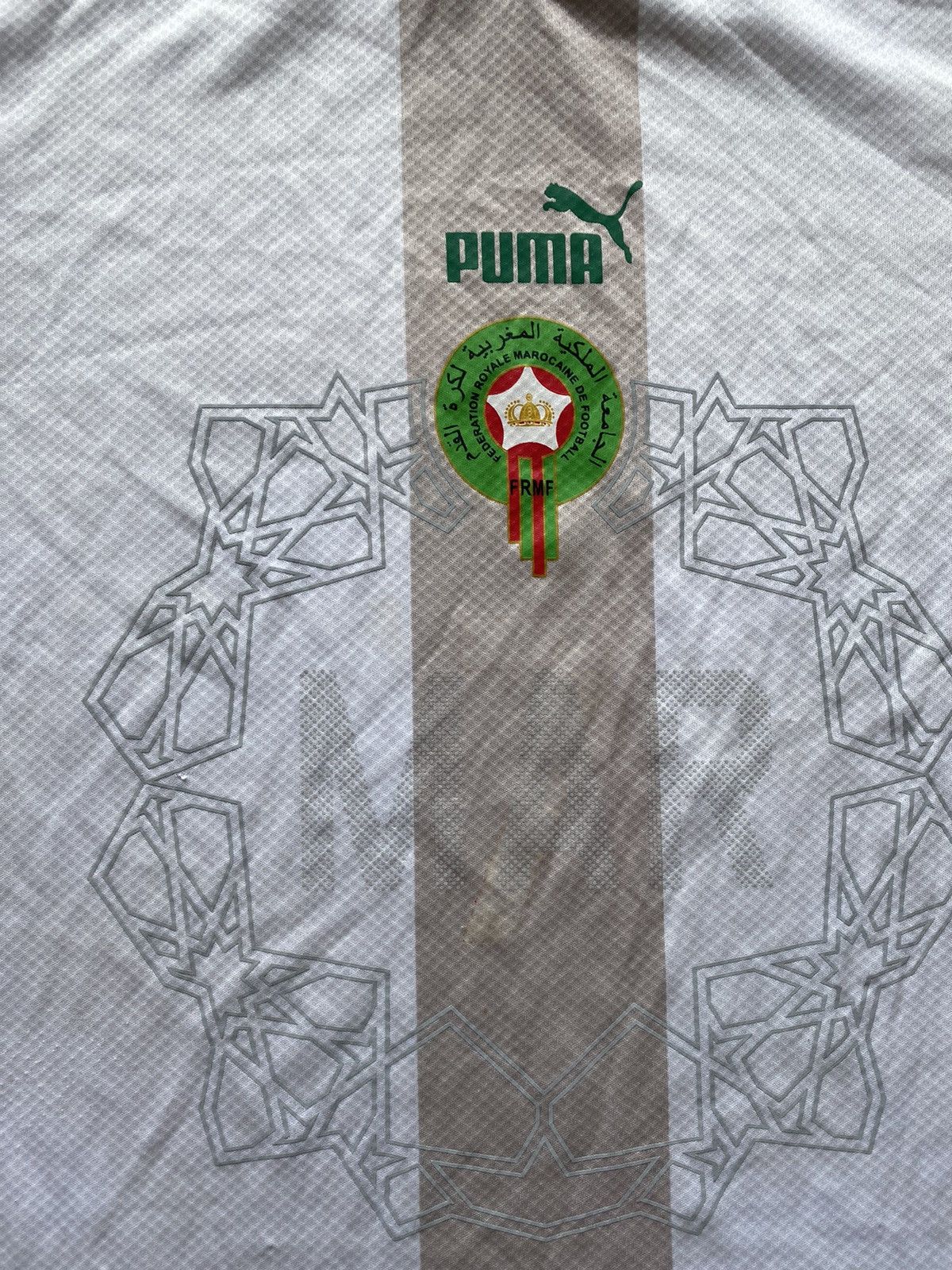 Puma × Vintage Vintage PUMA MOROCCO 2022/23 AWAY SOCCER JERSEY 7 Football Size US L / EU 52-54 / 3 - 3 Thumbnail