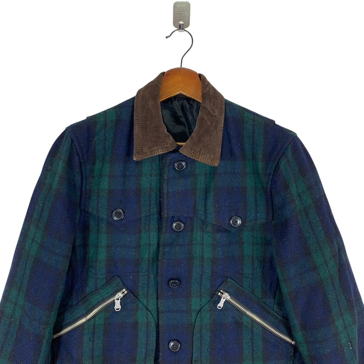 VINTAGE TAKEO KIKUCHI JAPANESE BRAND TARTAN WOOL JACKET