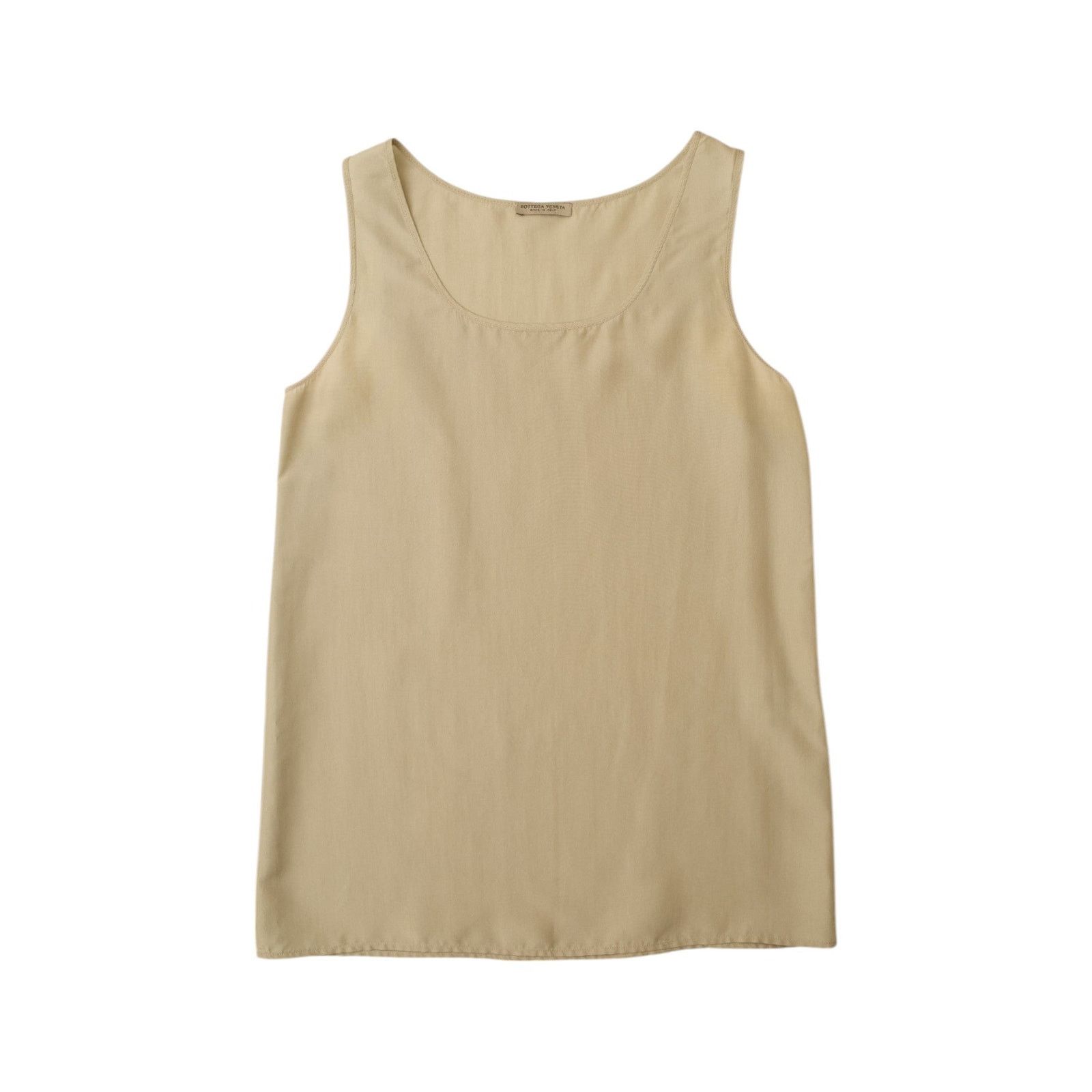 Bottega Veneta Ivory Silk Sleeveless Top Size S / US 4 / IT 40 - 1 Thumbnail