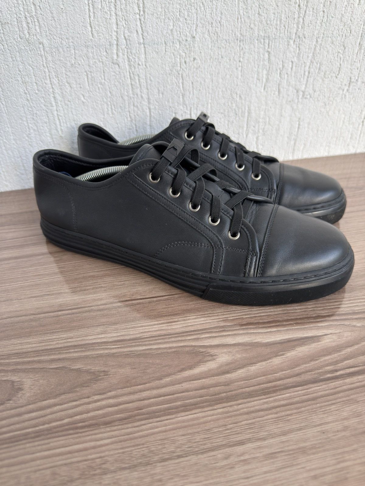 Gucci Lace up leather sneakers Size US 10 / EU 43 - 2 Thumbnail