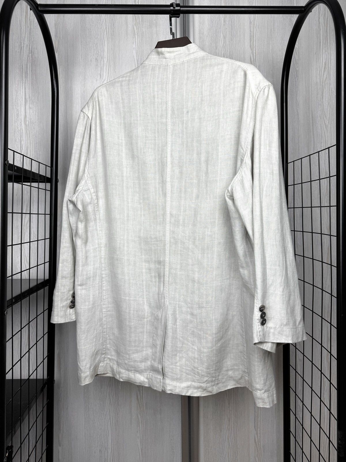 120% Lino 120% Lino White pure linen Blazer 4 pockets jacket size XXL Size US XXL / EU 58 / 5 - 9 Thumbnail