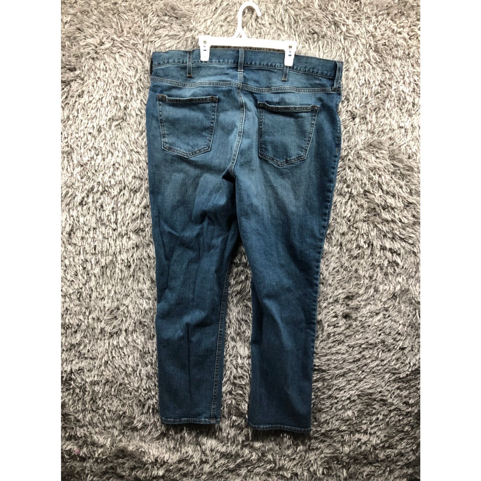 Old Navy Old Navy Jeans Mens 40x30 Slim Straight Dark Wash Blue Denim Jeans Size US 40 / EU 56 - 5 Thumbnail