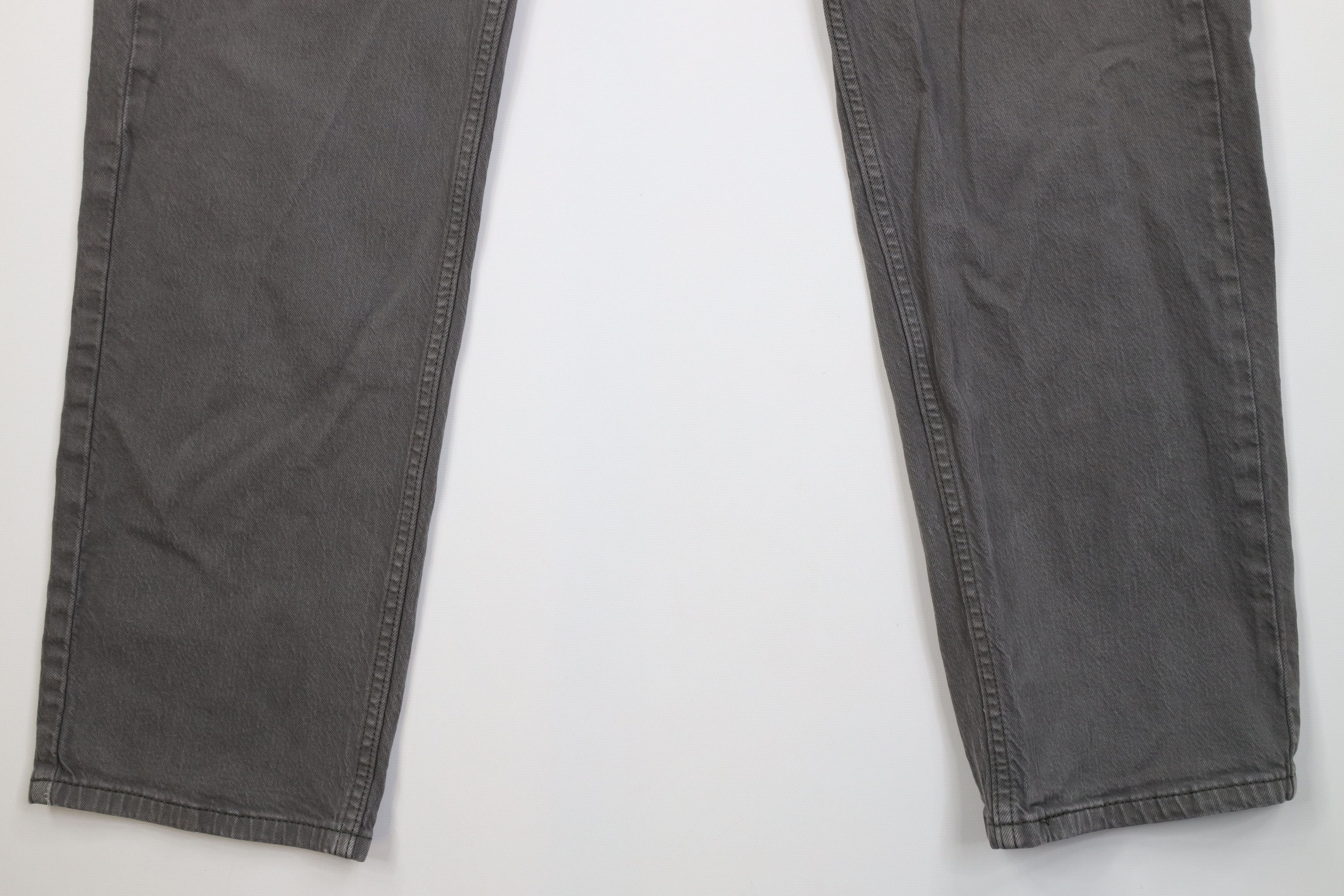 Levi's Vintage Y2K Levis 505 Regular Straight Leg Denim Jeans Gray Size US 33 - 4 Thumbnail