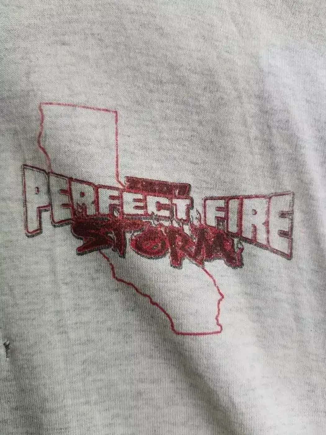 Other Vintage Perfect Fire Storm T-shirt Size US XXL / EU 58 / 5 - 9 Thumbnail