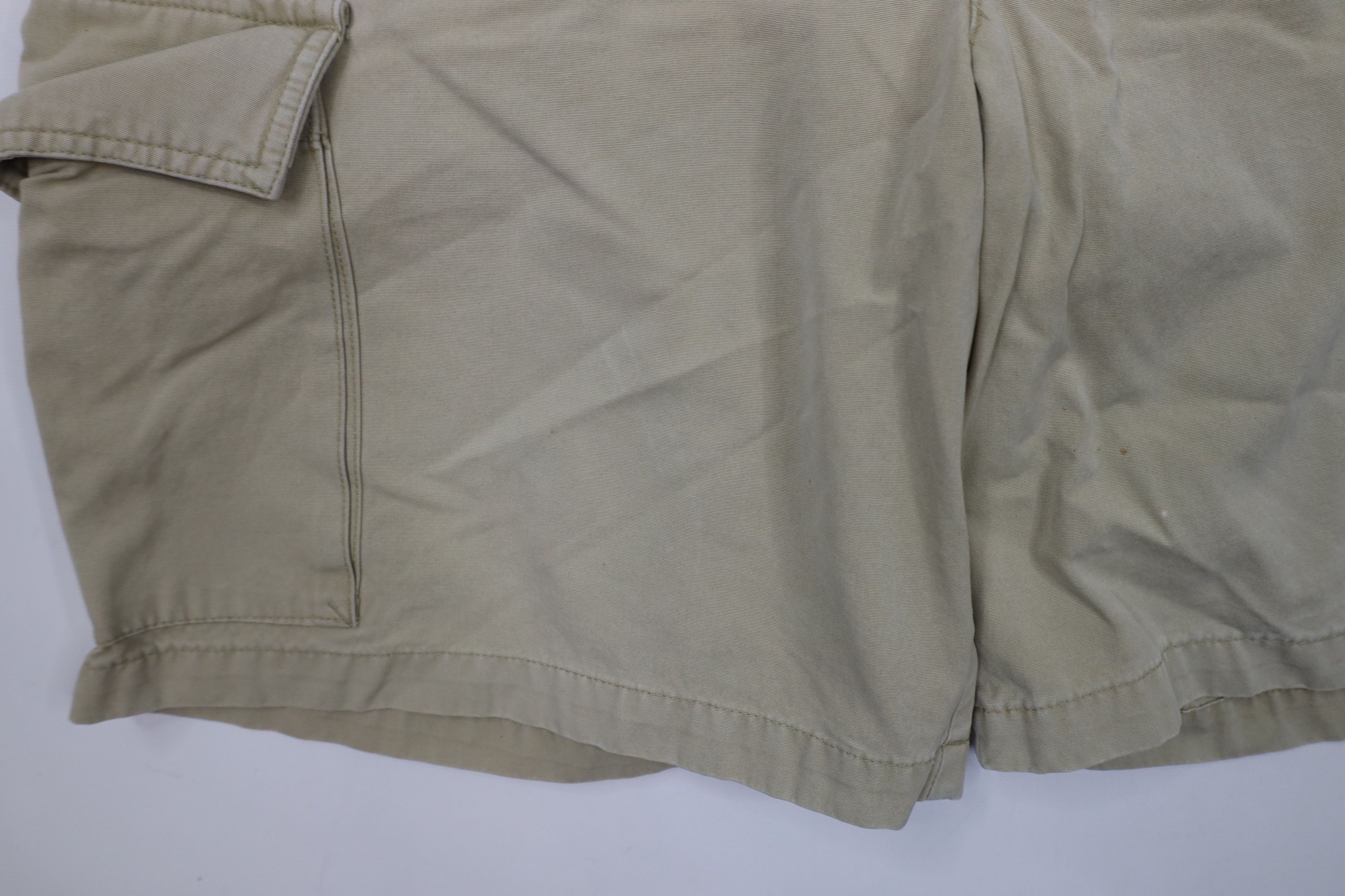 Eddie Bauer × Vintage Vintage 90s Eddie Bauer Heavyweight Cargo Shorts Cotton Size US 38 / EU 54 - 6 Thumbnail