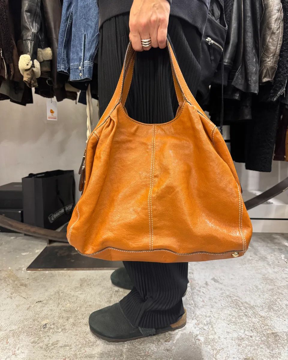 Dolce & Gabbana Dolce & Gabbana Brown Leather Hobo Handle Zip Bag Size ONE SIZE - 3 Thumbnail