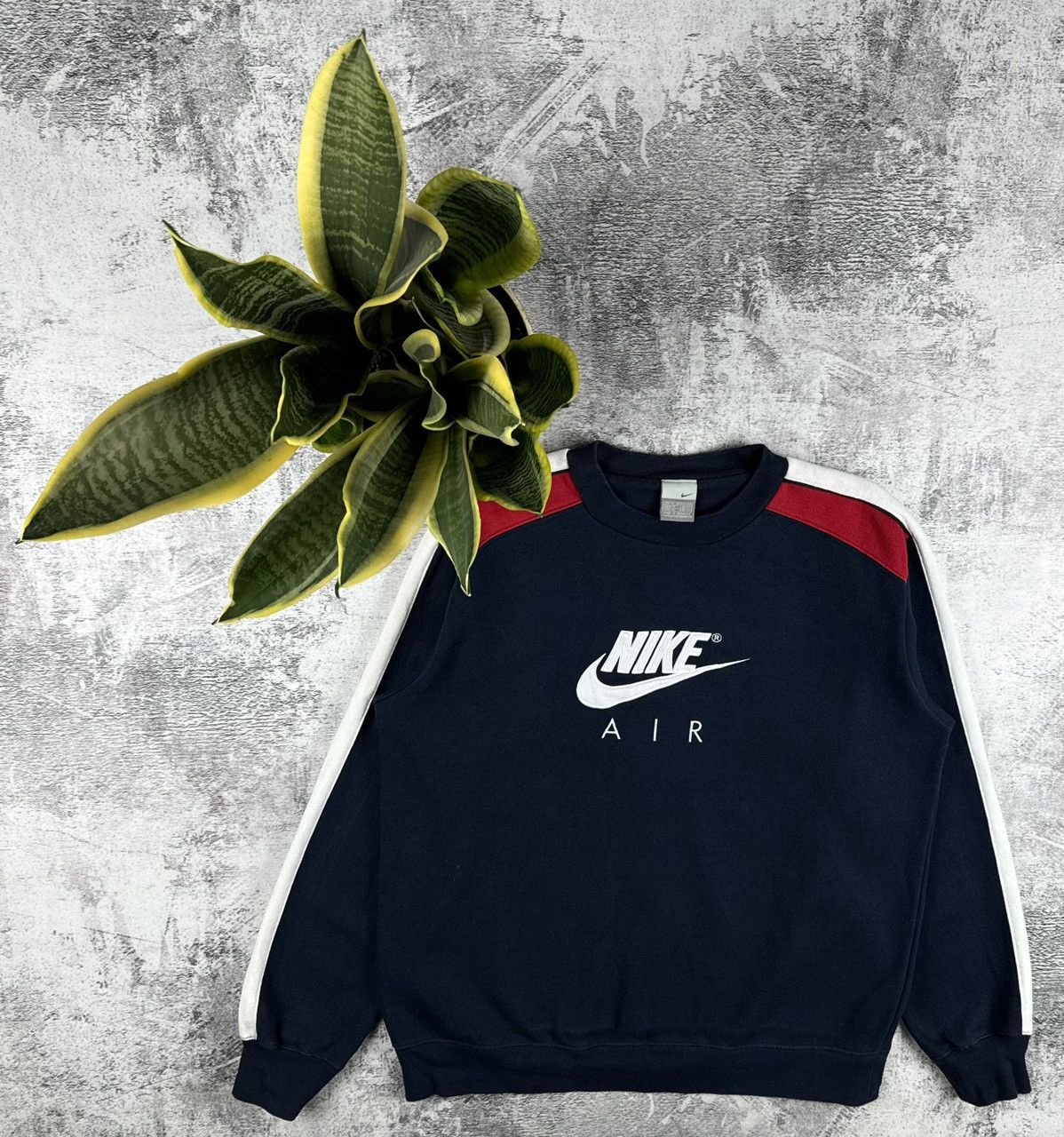 Nike Nike Air 90S Center Swoosh Logo Sport Sweatshirt Y2K Hoodie Size US M / EU 48-50 / 2 - 1 Thumbnail
