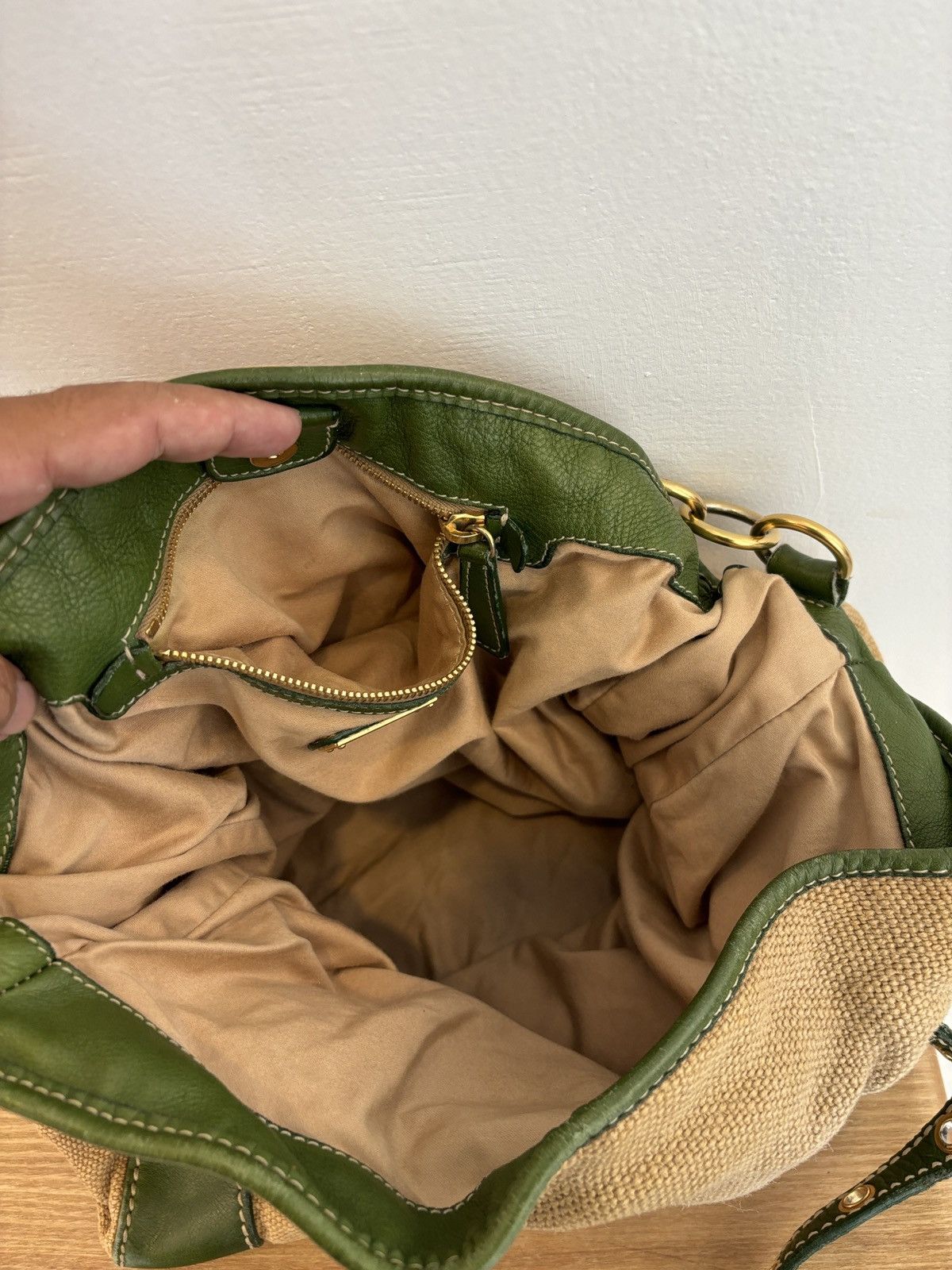 Miu Miu Miu Miu Canvas tote bag. Size ONE SIZE - 20 Thumbnail