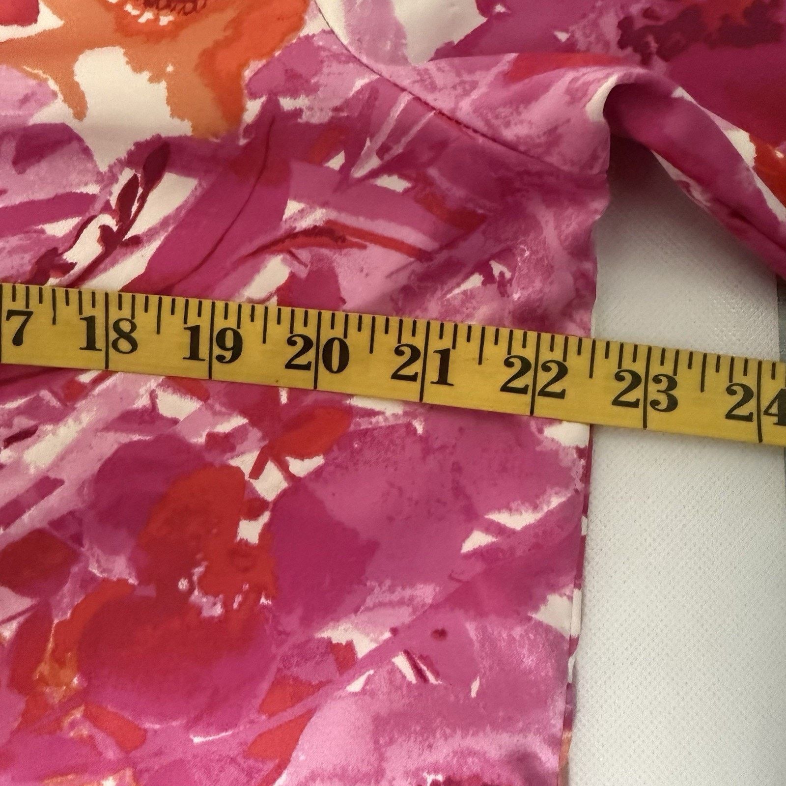 Other Natori Peony Satin Pajamas Set Pink Orange Floral Lounge Size ONE SIZE - 5 Thumbnail