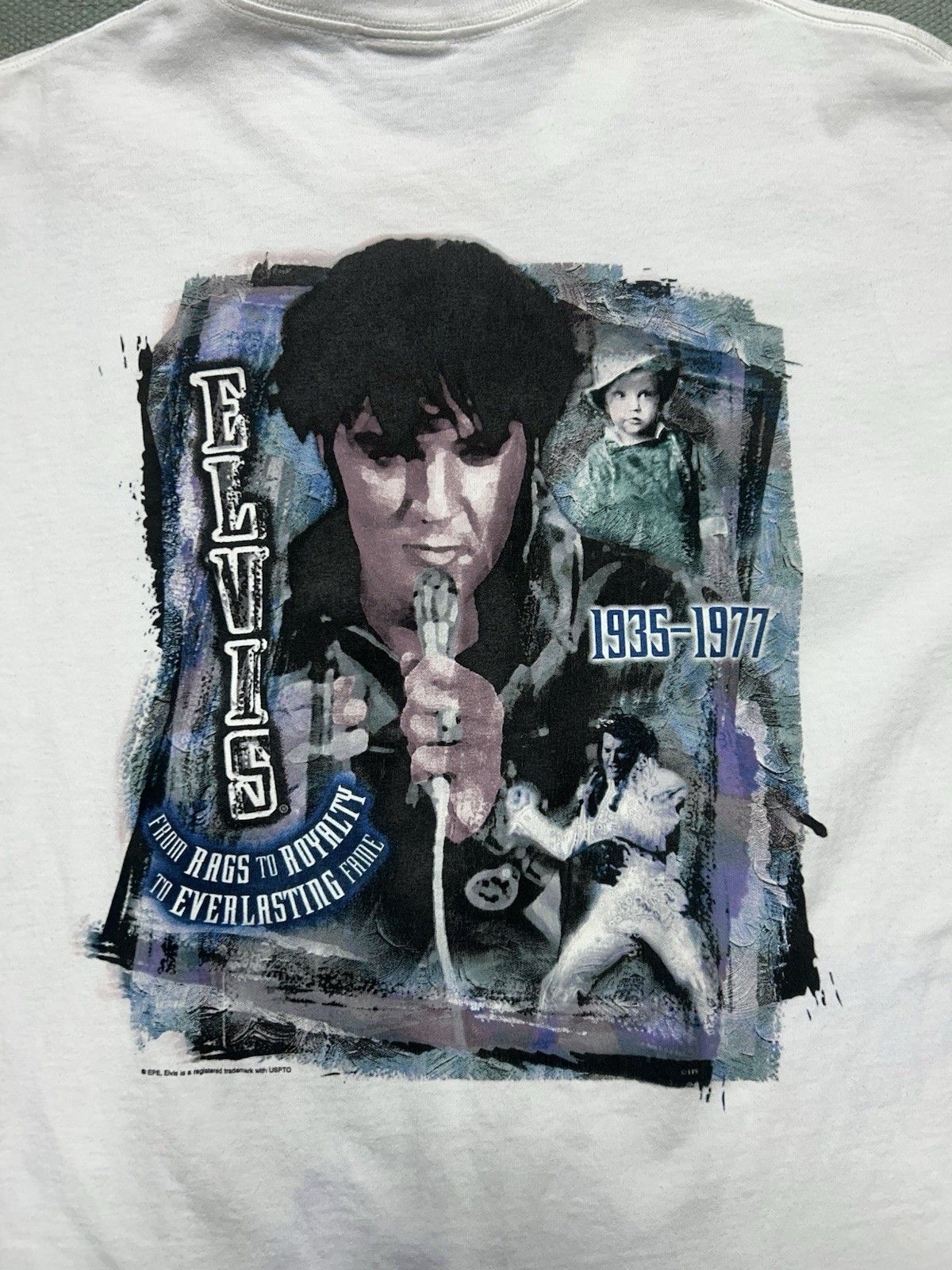 Vintage 90s t shirt Hard Rock Cafe Elvis Skydome Toronto Canada XL Size US XL / EU 56 / 4 - 2 Thumbnail