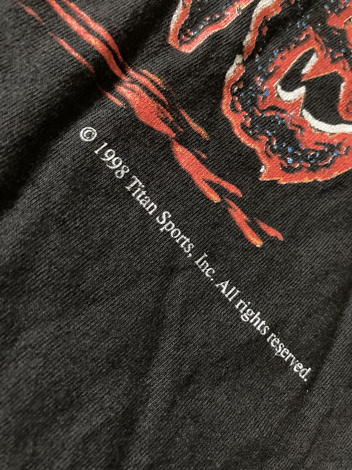 Vintage × WWF Vintage 90s WWF 1998 Kane burning Crosses wrestling t shirt Size US M / EU 48-50 / 2 - 4 Thumbnail
