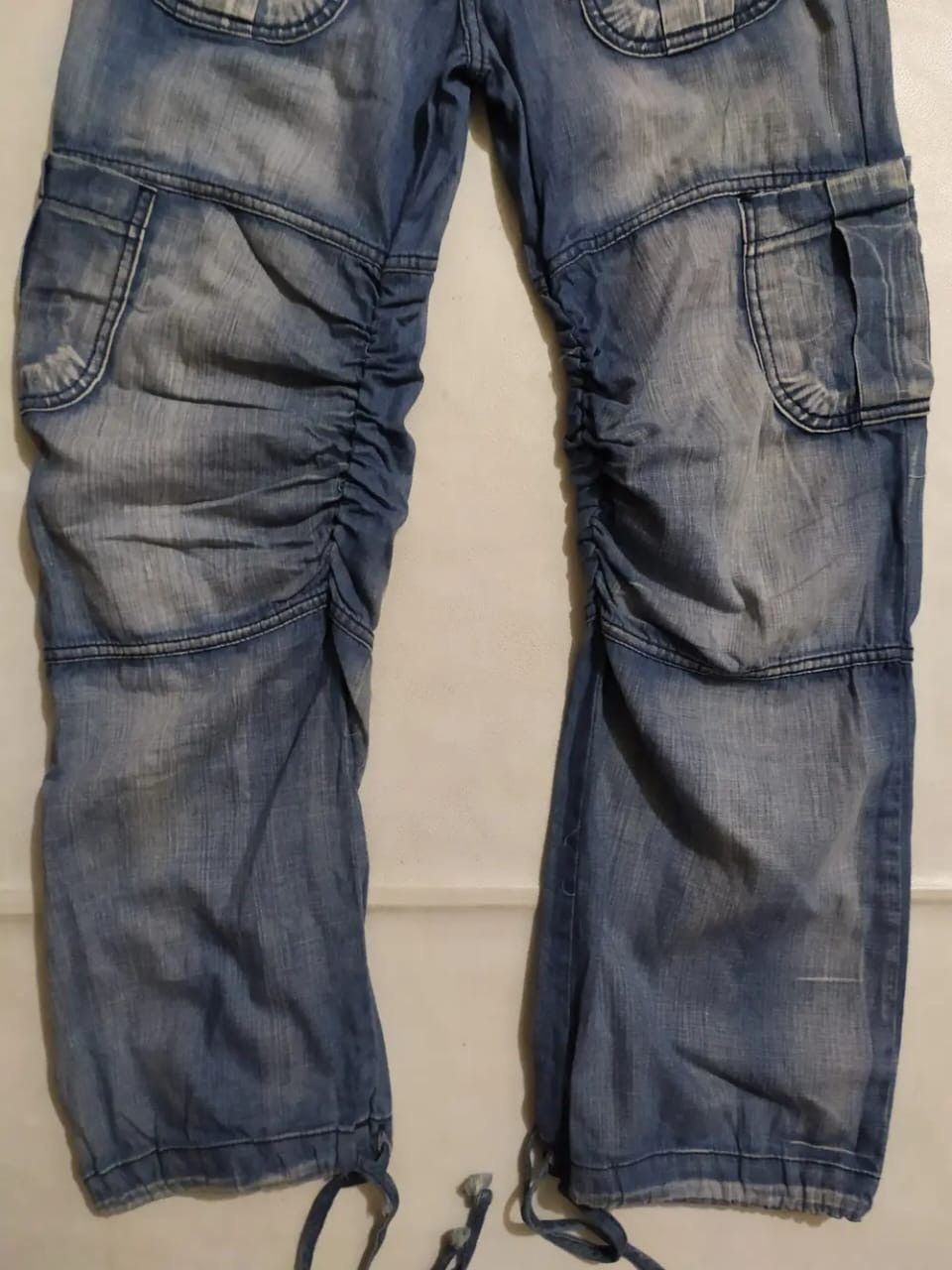 Other Born74 & Friends Pants Wrinkles Knee Design Size 29" - 3 Thumbnail