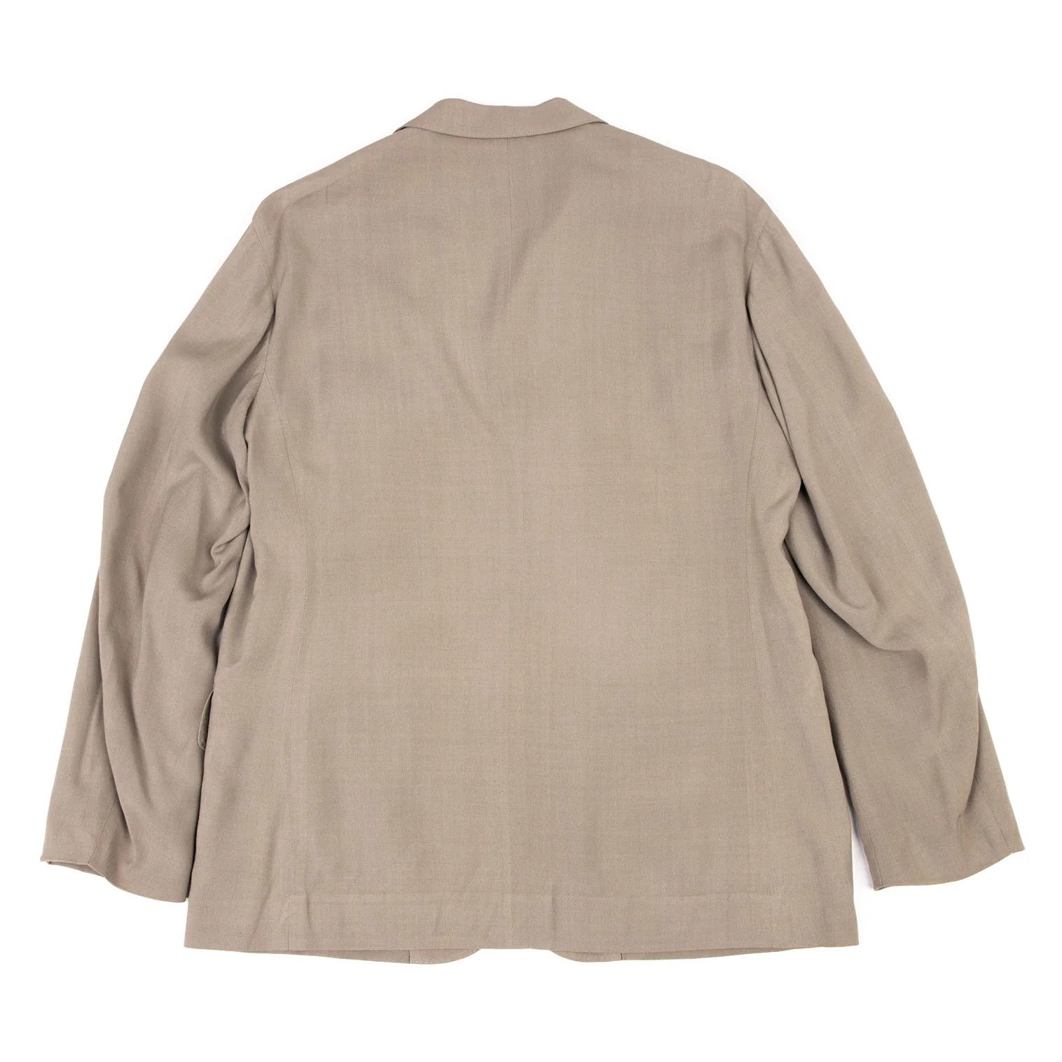 Issey Miyake Rayon Silk Flap Pocket Jacket in Beige Size US M / EU 48-50 / 2 - 16 Thumbnail