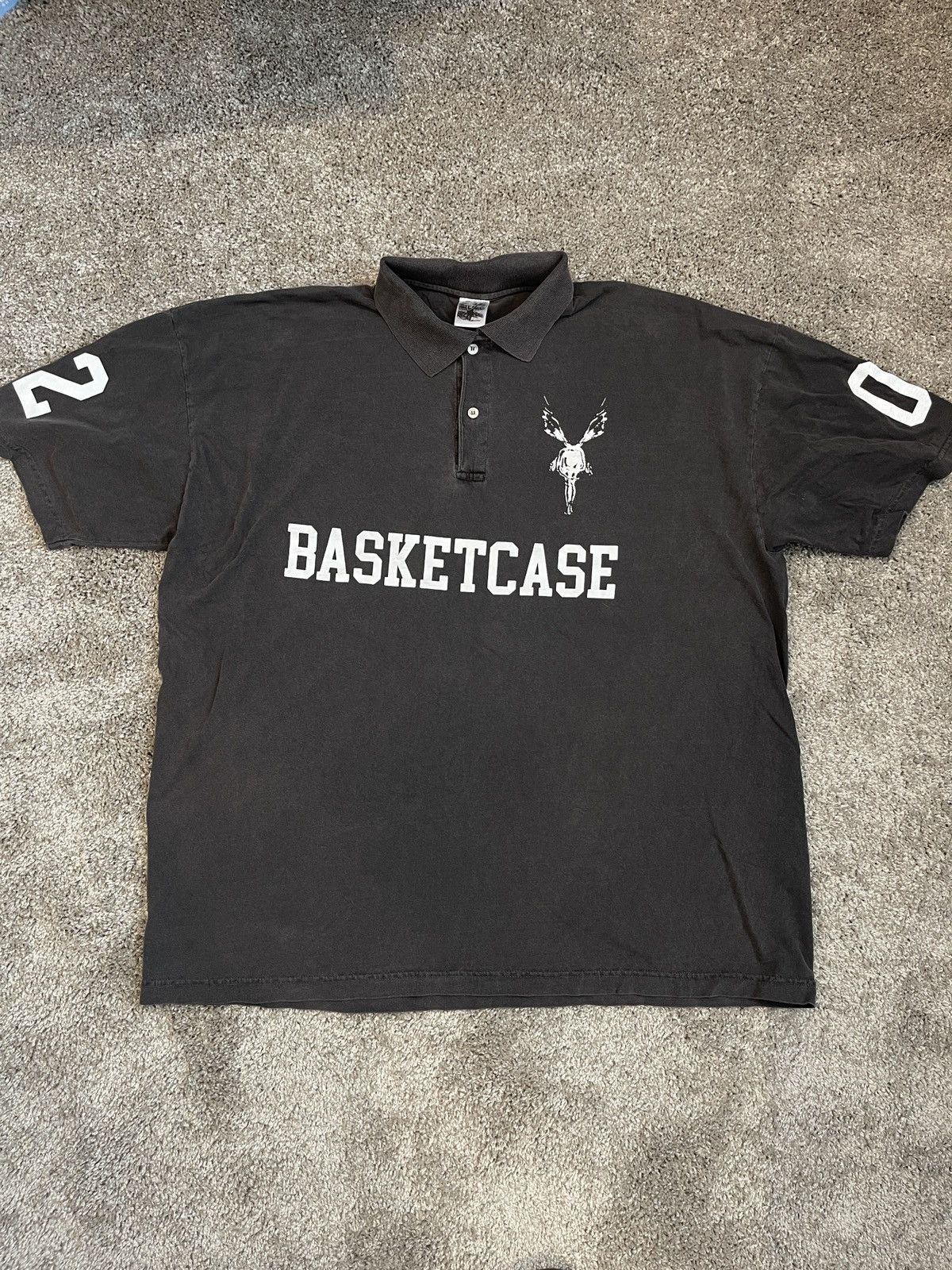 トップス Basketcase Athletica, polo (vintage) Basketcase Gallery Athletica Polo Vintage Black Size XXL