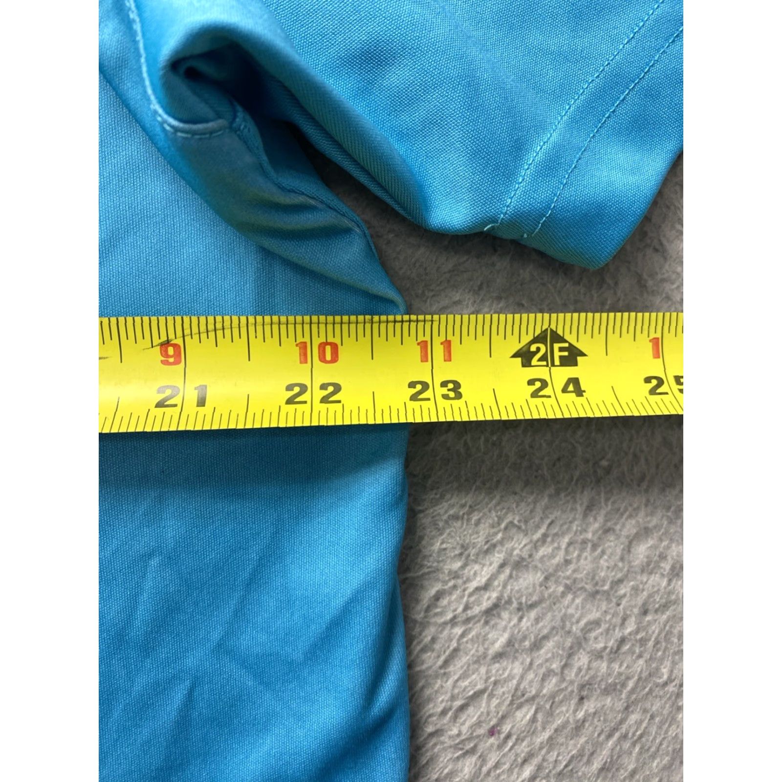 Vintage PRO TOUR Men's XL Aqua Short Sleeve Performance Golf Polo Shirt Size US XL / EU 56 / 4 - 4 Thumbnail