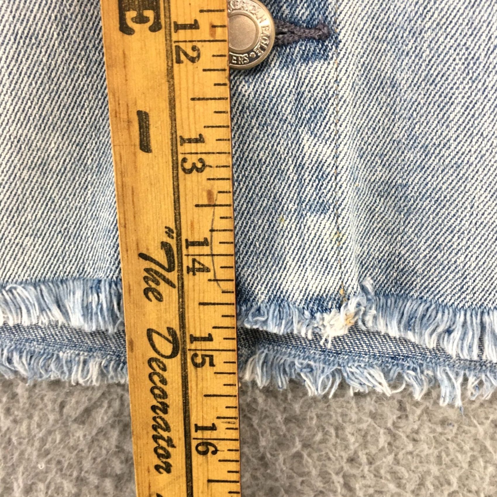 American Eagle Outfitters American Eagle Outfitters A-Line Short Skirts Womens 2 Blue Light Wash Denim Shirt? Size 26" / US 2 / IT 38 - 5 Thumbnail