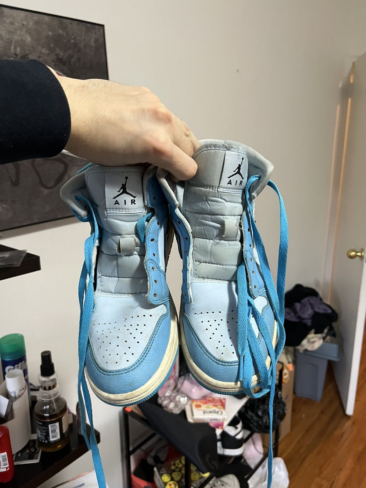 Jordan Brand Nike Air Jordan 1 Mid Iced Blue Size US 8 / IT 38 - 2 Thumbnail