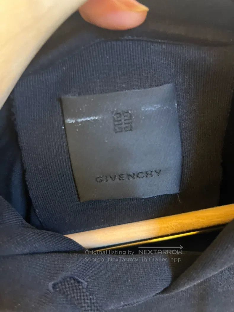 Givenchy Givenchy Ripped hooded sweatshirt, classic black Size US L / EU 52-54 / 3 - 3 Thumbnail