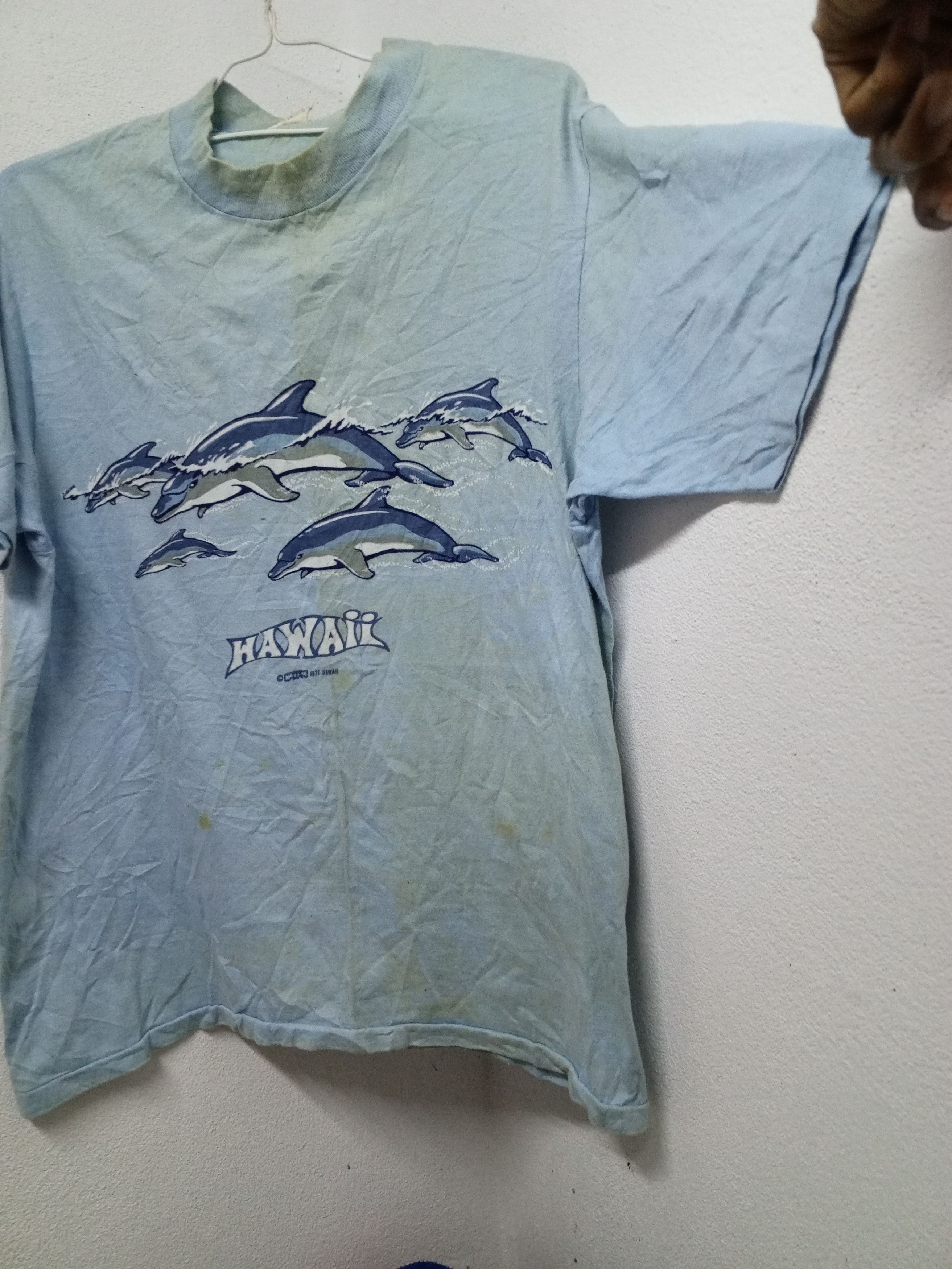 Vintage VTG 7OS HAWAII DOLPIN Size US L / EU 52-54 / 3 - 3 Thumbnail