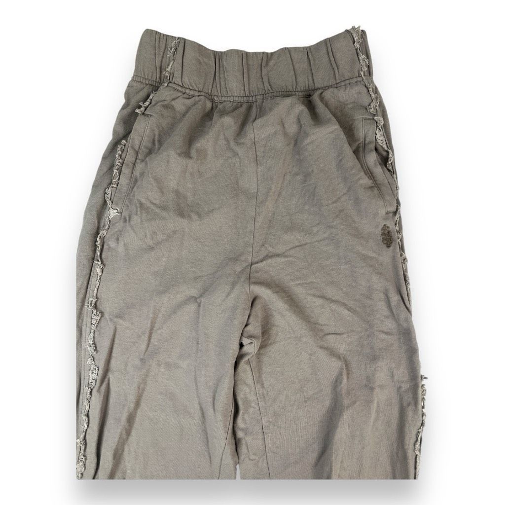 Free People Free People Movement Ruffle Distressed Gray Joggers Size Ext Size 26" / US 2 / IT 38 - 3 Thumbnail