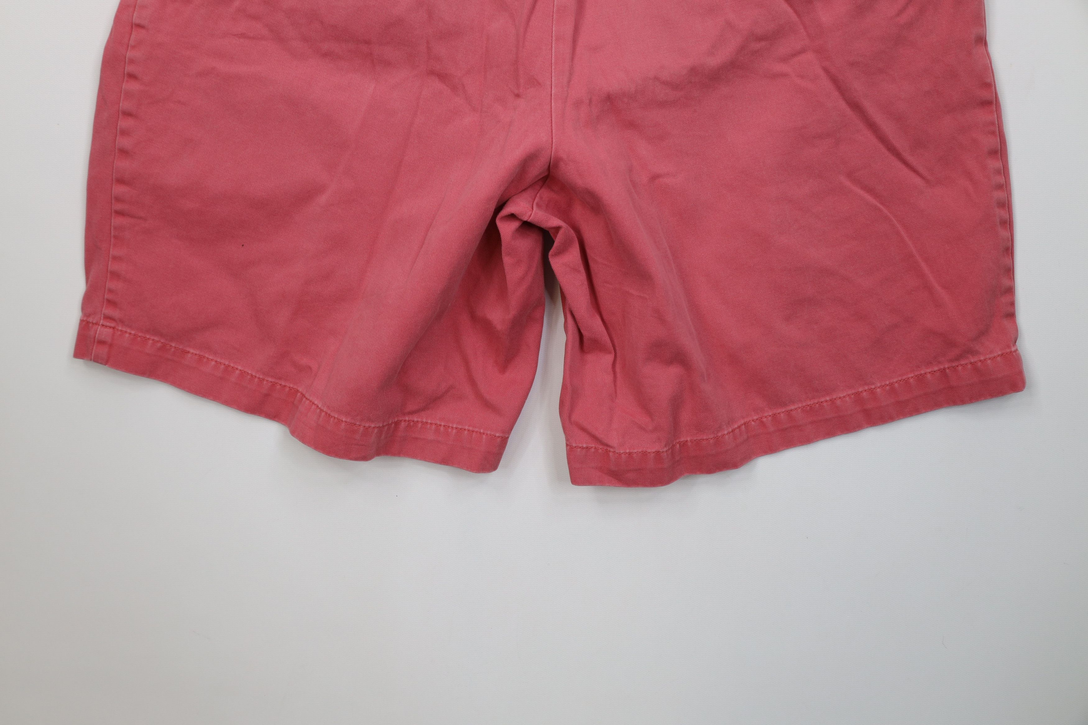 Ralph Lauren Vintage 90s Ralph Lauren Above Knee Chino Golf Shorts Pink Size US 34 / EU 50 - 14 Thumbnail