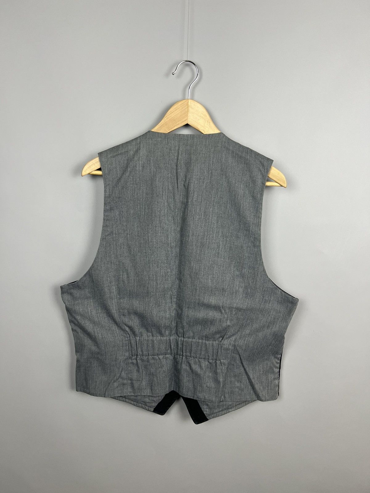 Yves Saint Laurent Vintage Yves Saint Laurent Suit Vest Black Rare Size 48L - 8 Thumbnail