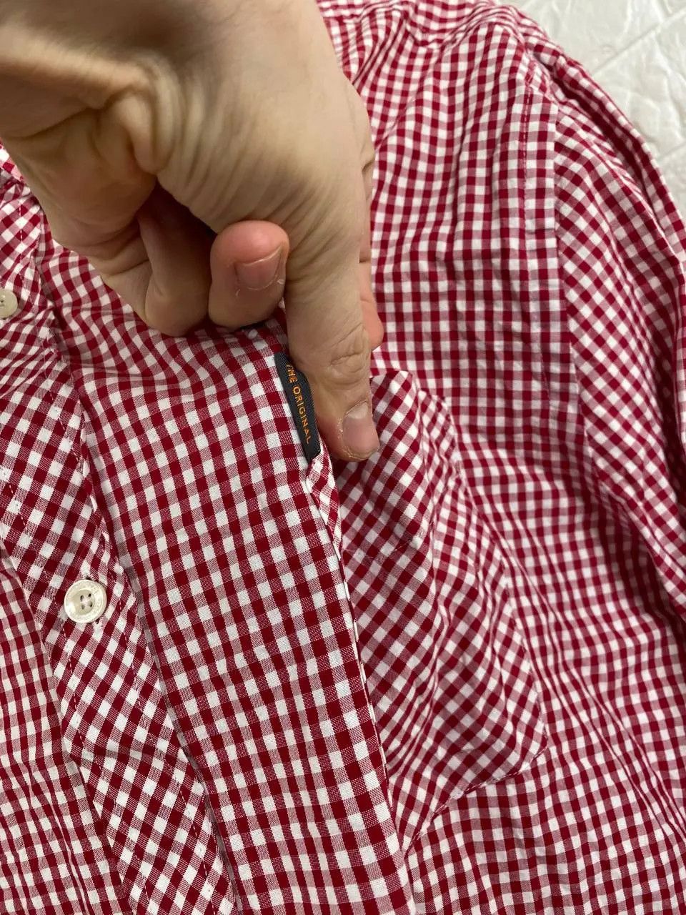 Ben Sherman Vintage Ben Sherman Red Gingham Check Long Sleeve Shirt Size US XL / EU 56 / 4 - 5 Thumbnail