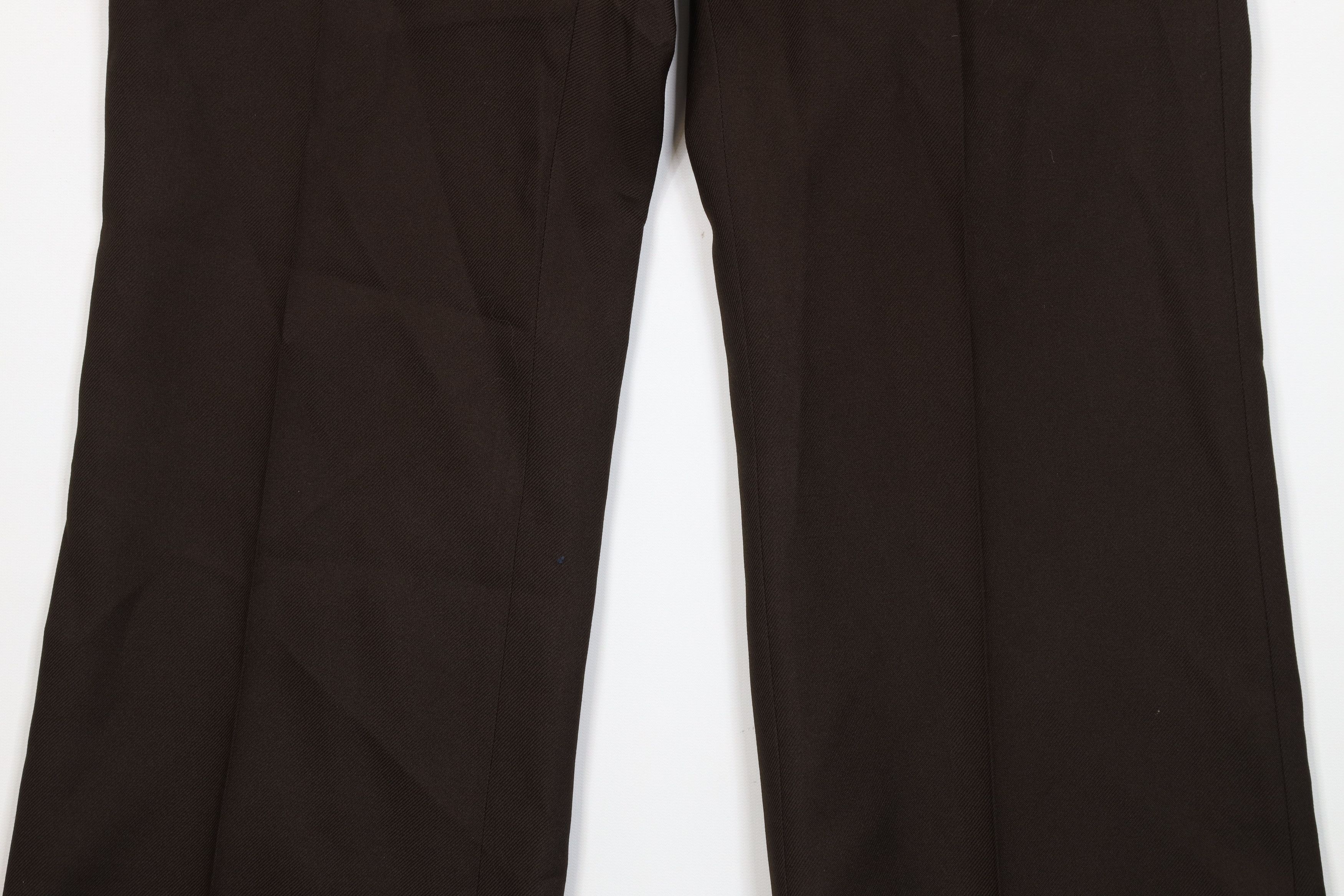 Vintage Vintage 70s Streetwear Flared Wide Leg Chino Pants Brown USA Size US 34 / EU 50 - 3 Thumbnail