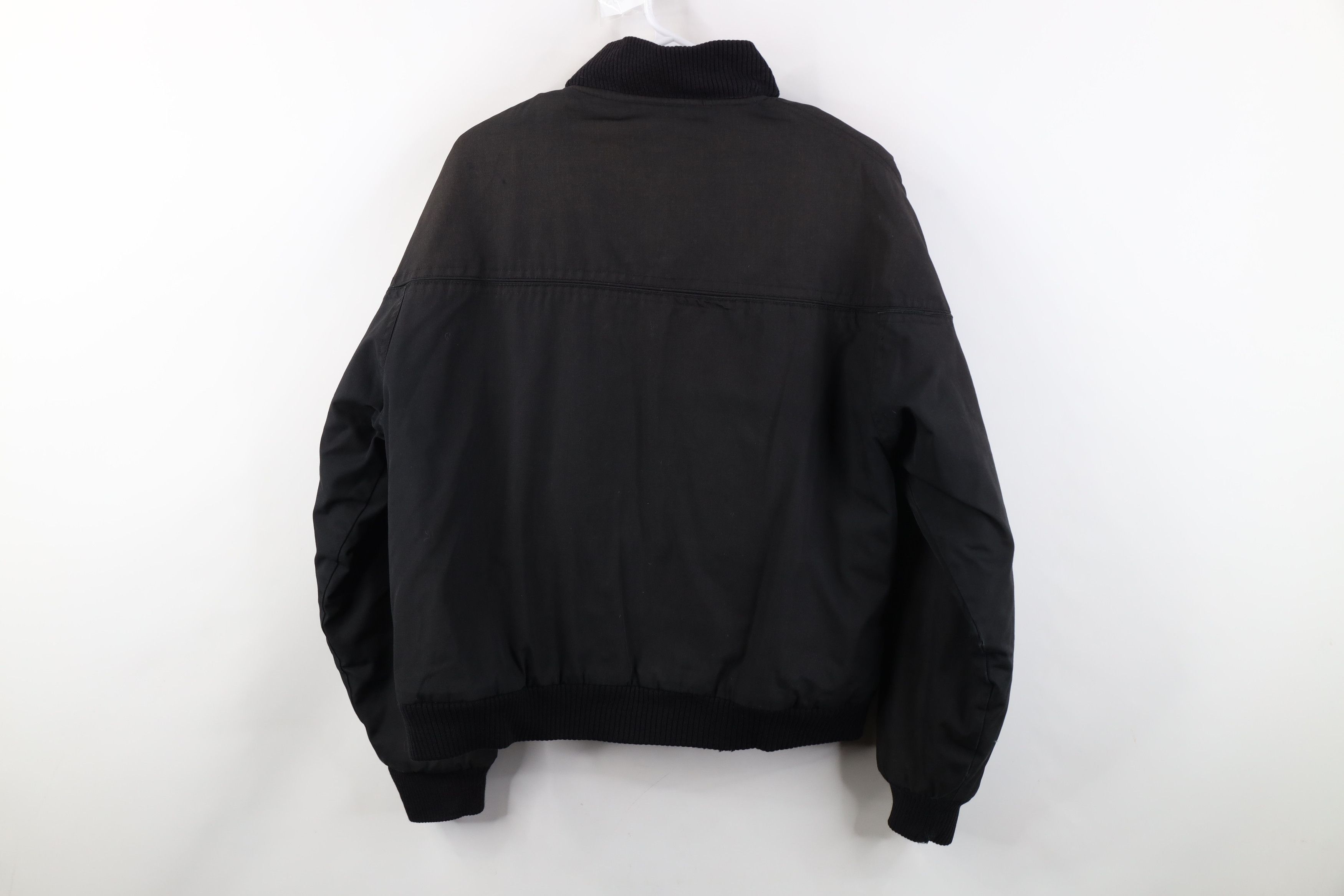 Vintage Vintage 90s Streetwear Quilted Bomber Jacket Black Size US L / EU 52-54 / 3 - 13 Thumbnail