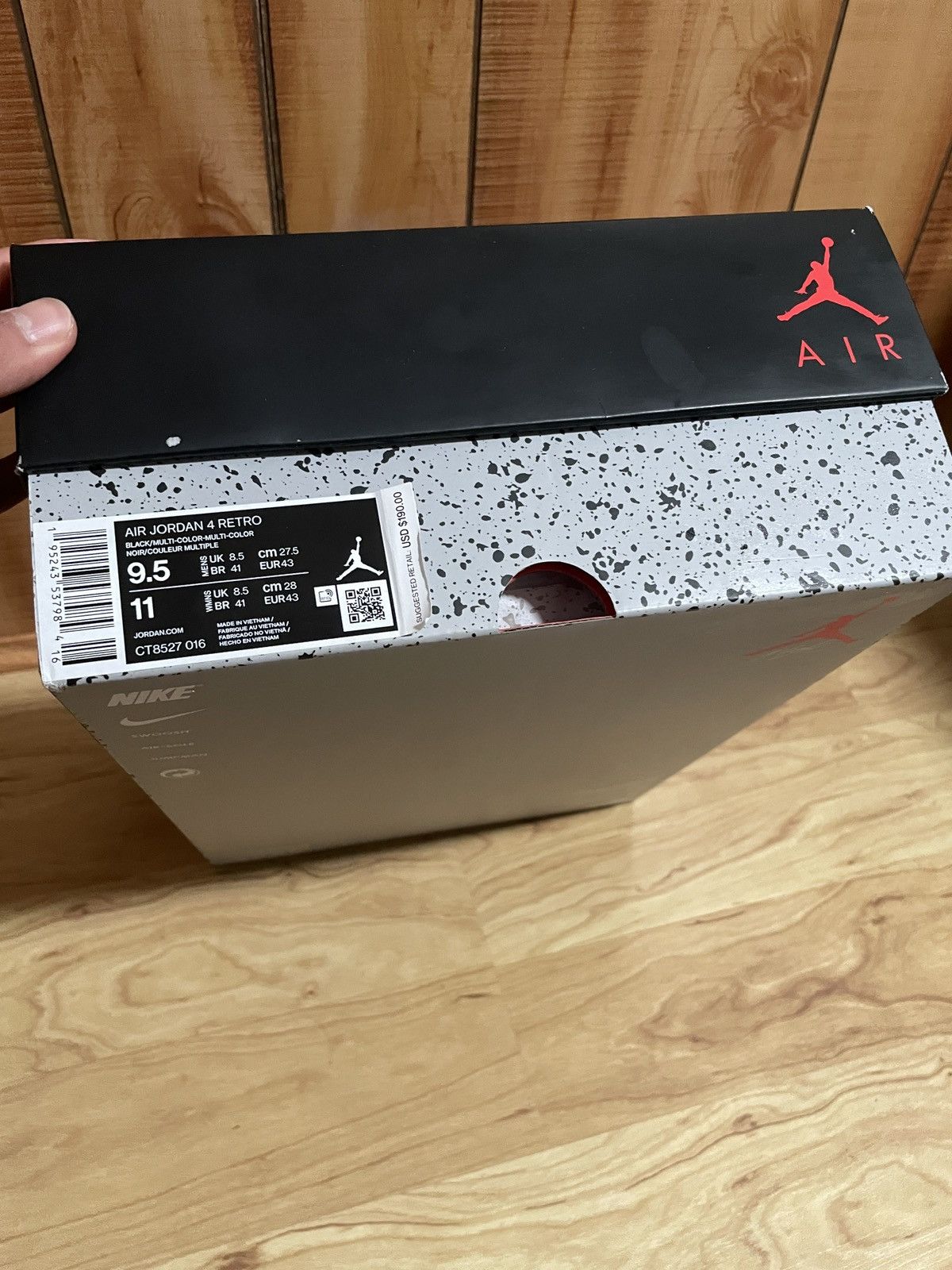 Jordan Brand Jordan 4 Red Thunders Size 9.5 Size US 9.5 / EU 42-43 - 11 Thumbnail