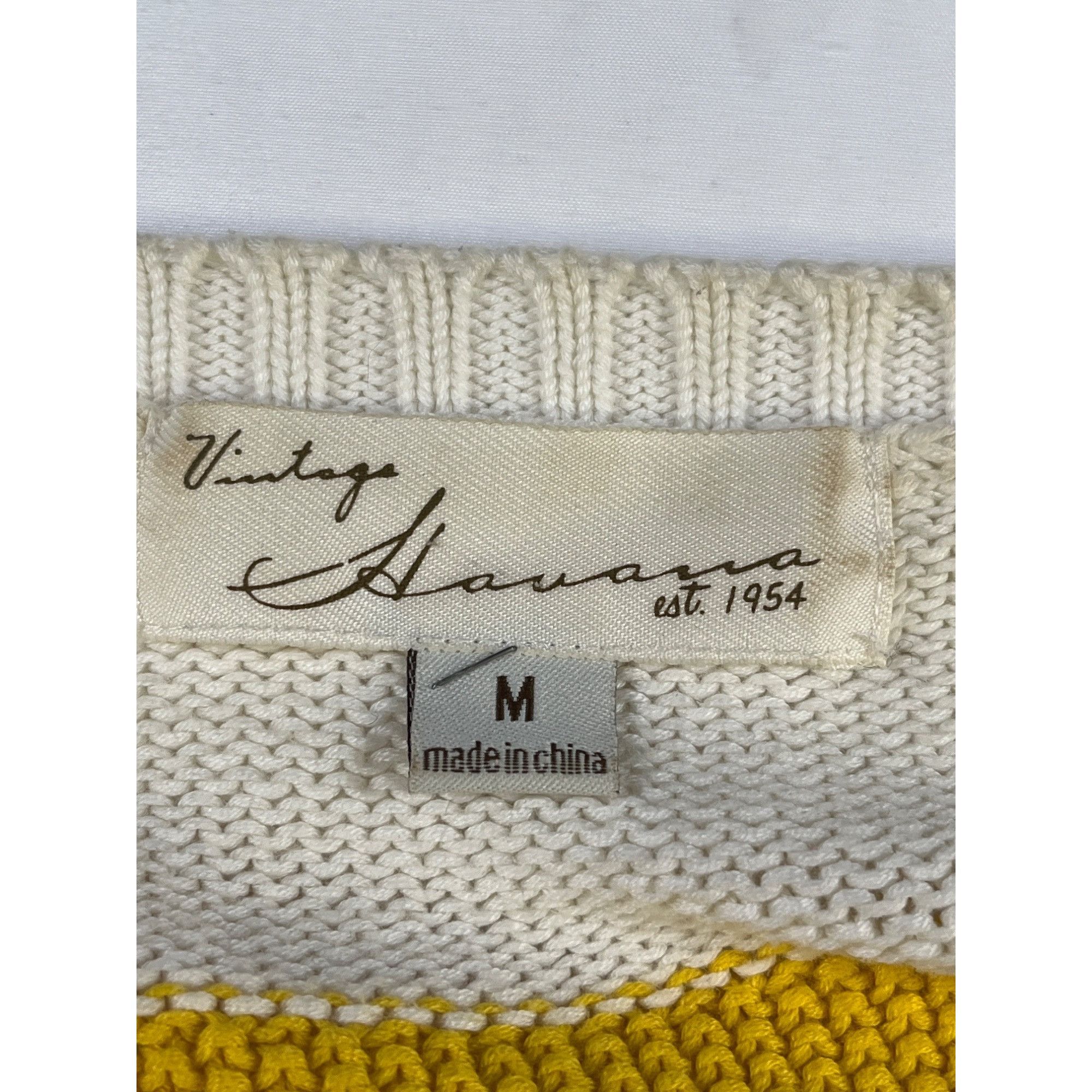 Vintage Havana Vintage Havana Women's Beige Knitted Sweater/Pullover Size M Size M / US 6-8 / IT 42-44 - 4 Thumbnail