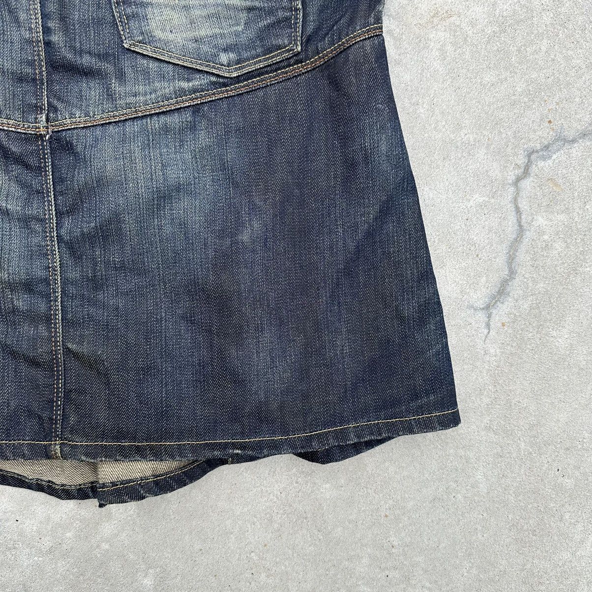 G-Star × Vintage Vintage G Star Raw Midi Skirt Japanese Style Y2K 00s USA Size 26" / US 2 / IT 38 - 11 Thumbnail