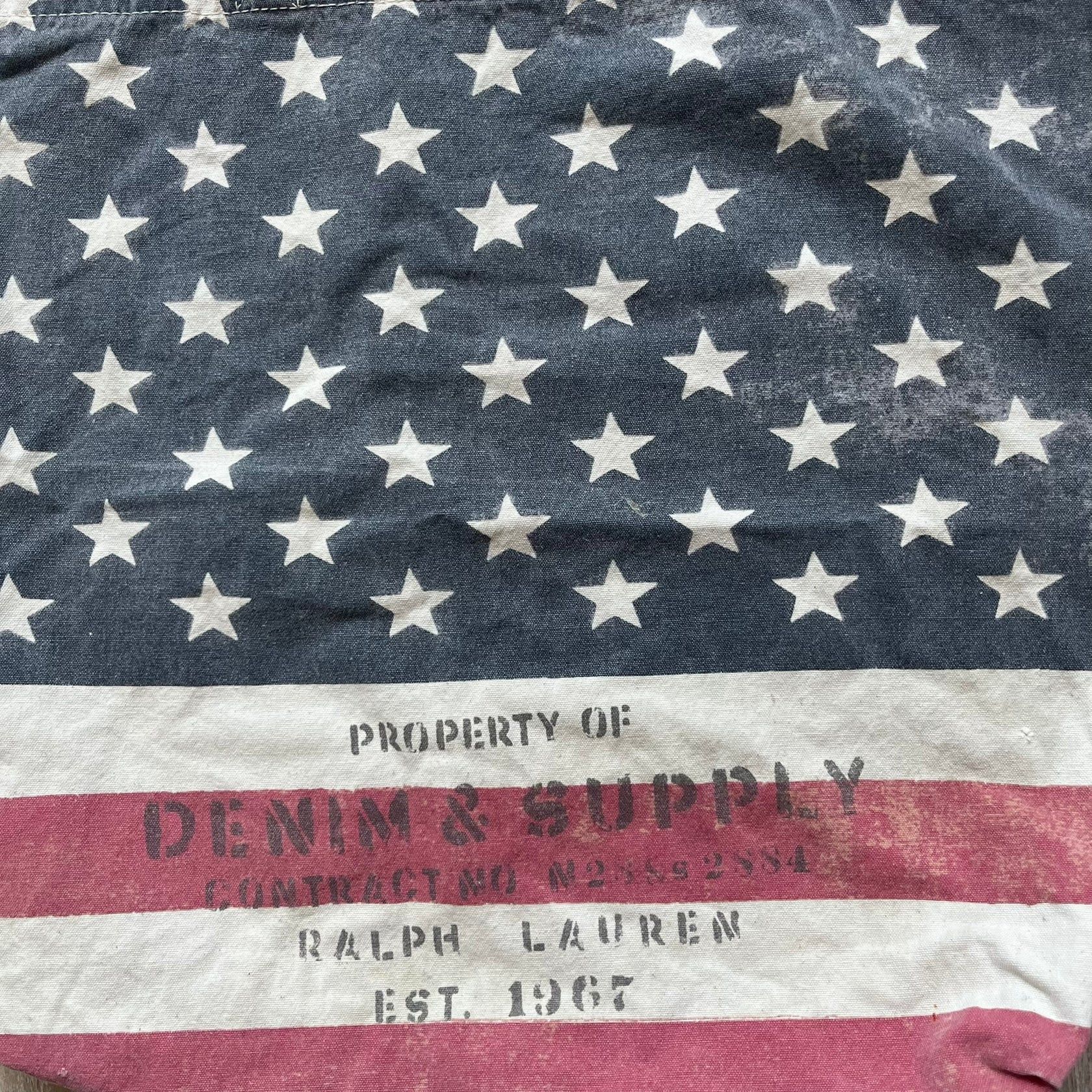 Denim & Supply Ralph Lauren Ralph Lauren Denim & Supply USA Flag Tote bag Size ONE SIZE - 3 Thumbnail