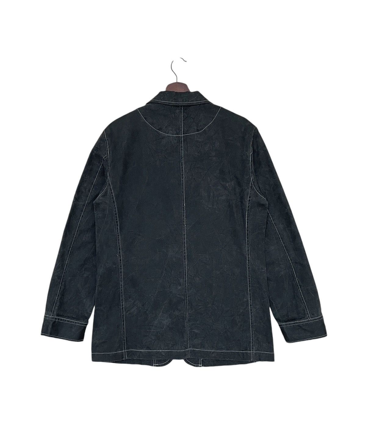 Japanese Brand × Vintage Vintage Japanese Brand Kapitalist Denim Chore Jacket 2000s Size US L / EU 52-54 / 3 - 2 Thumbnail
