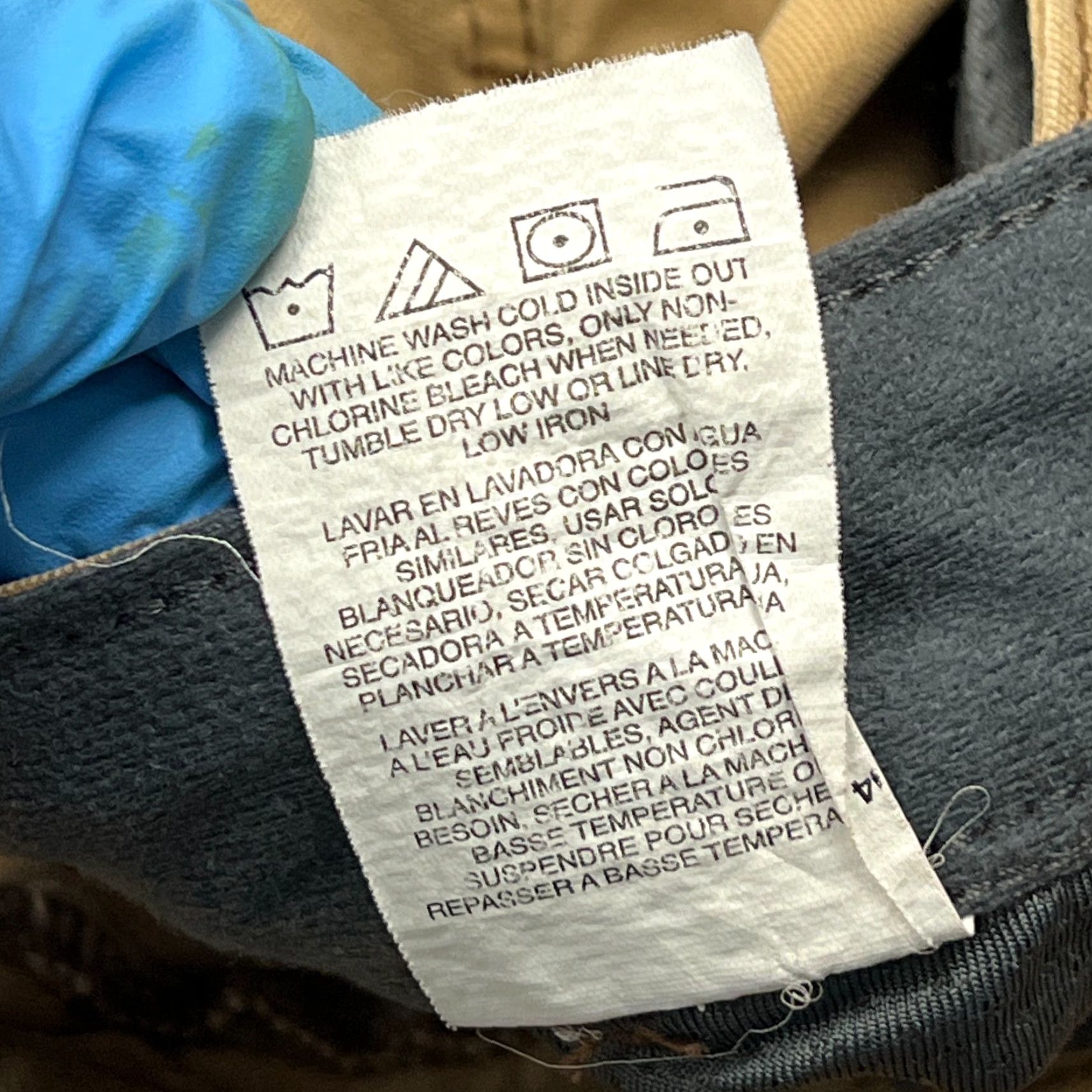 Wrangler Wrangler ATG All Terrain Utility Work Pants Mens 40x30 Beige Canvas Trouser Hike Size US 40 / EU 56 - 4 Thumbnail