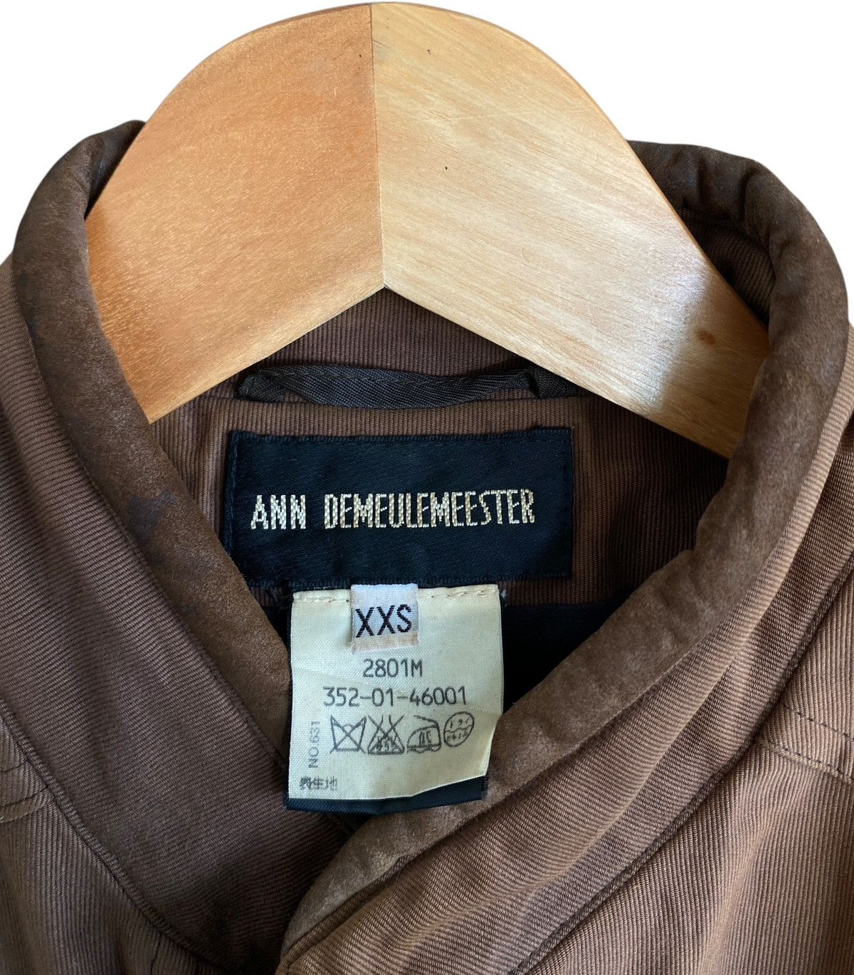Ann Demeulemeester Very Rare Brand Ann Demeulemeester Biker Jacket 2000s Size US XXS / EU 40 - 10 Thumbnail