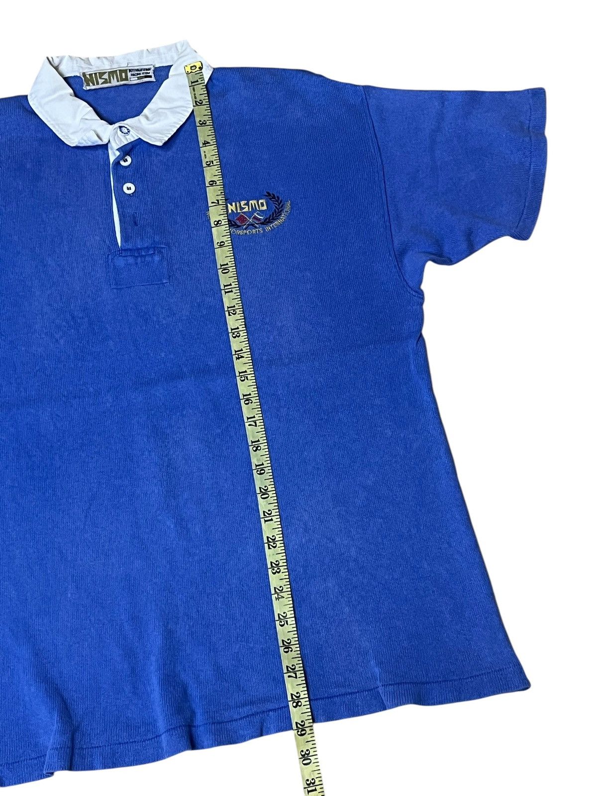 Nissan RARE🔥VINTAGE NISMO RACING TEAM DISTRESSED FADED POLO SHIRT Size US L / EU 52-54 / 3 - 10 Thumbnail