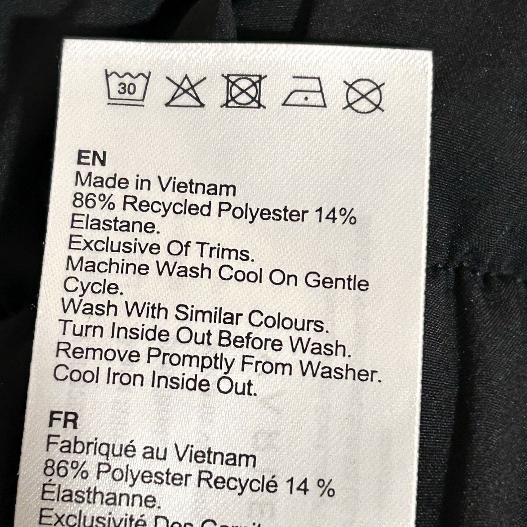 Varley Varley Women’s Pants Slim Tapered Cuff Ankle High Rise Black Small Size 28" / US 6 / IT 42 - 7 Thumbnail