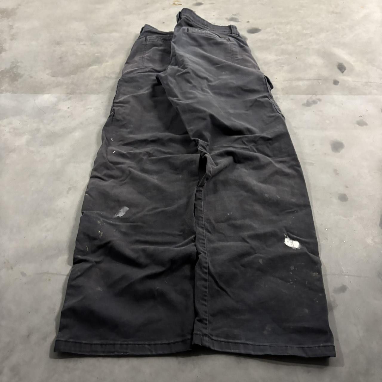 Vintage Crazy Vintage Y2K/2000s Grunge Black Streetwear Paint Splatter Cargo Pants! 32x32 Size US 32 / EU 48 - 4 Thumbnail