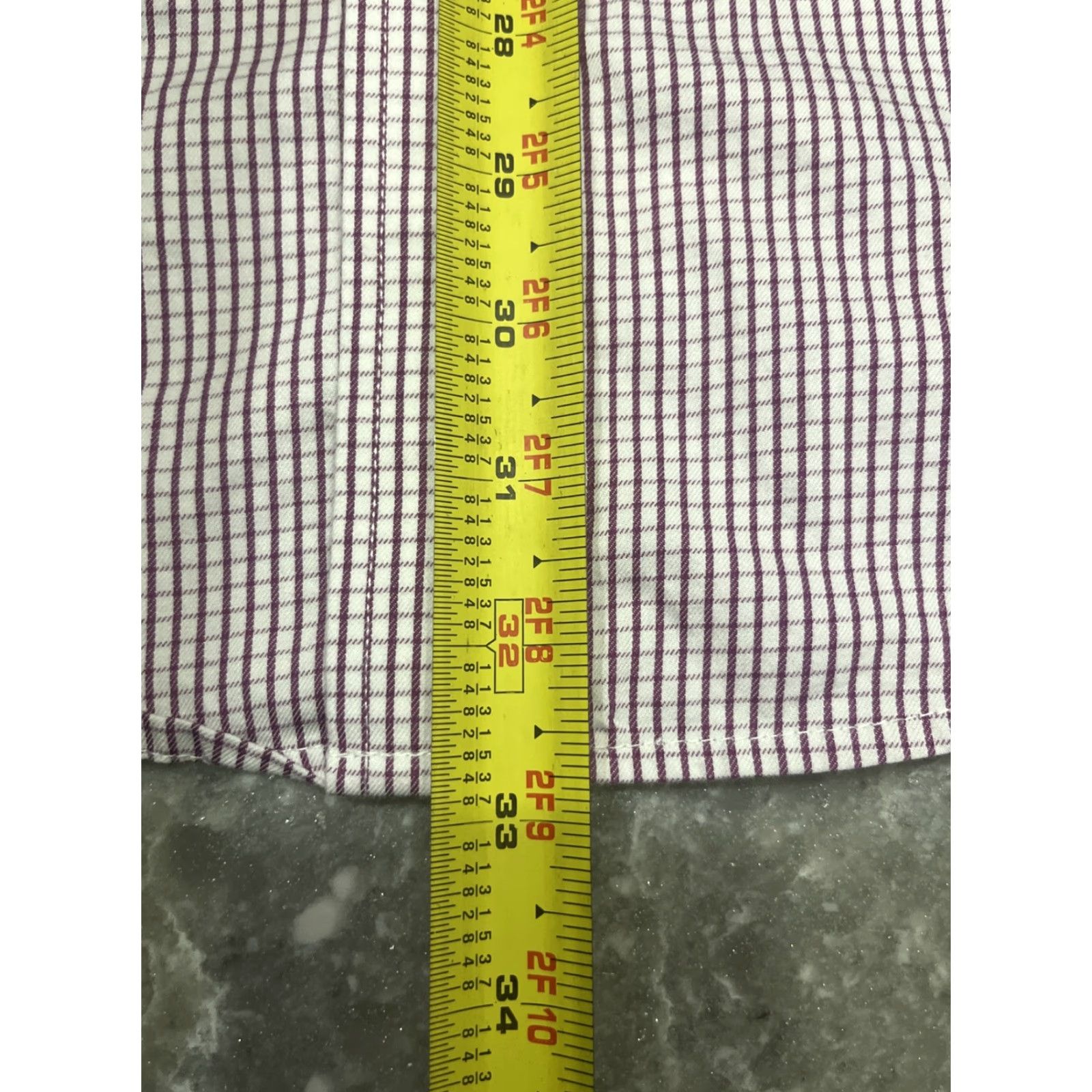Wrangler Wrangler Relentless Shirt Mens L Gingham Plaid Button-Up Long Sleeve Size US L / EU 52-54 / 3 - 5 Thumbnail