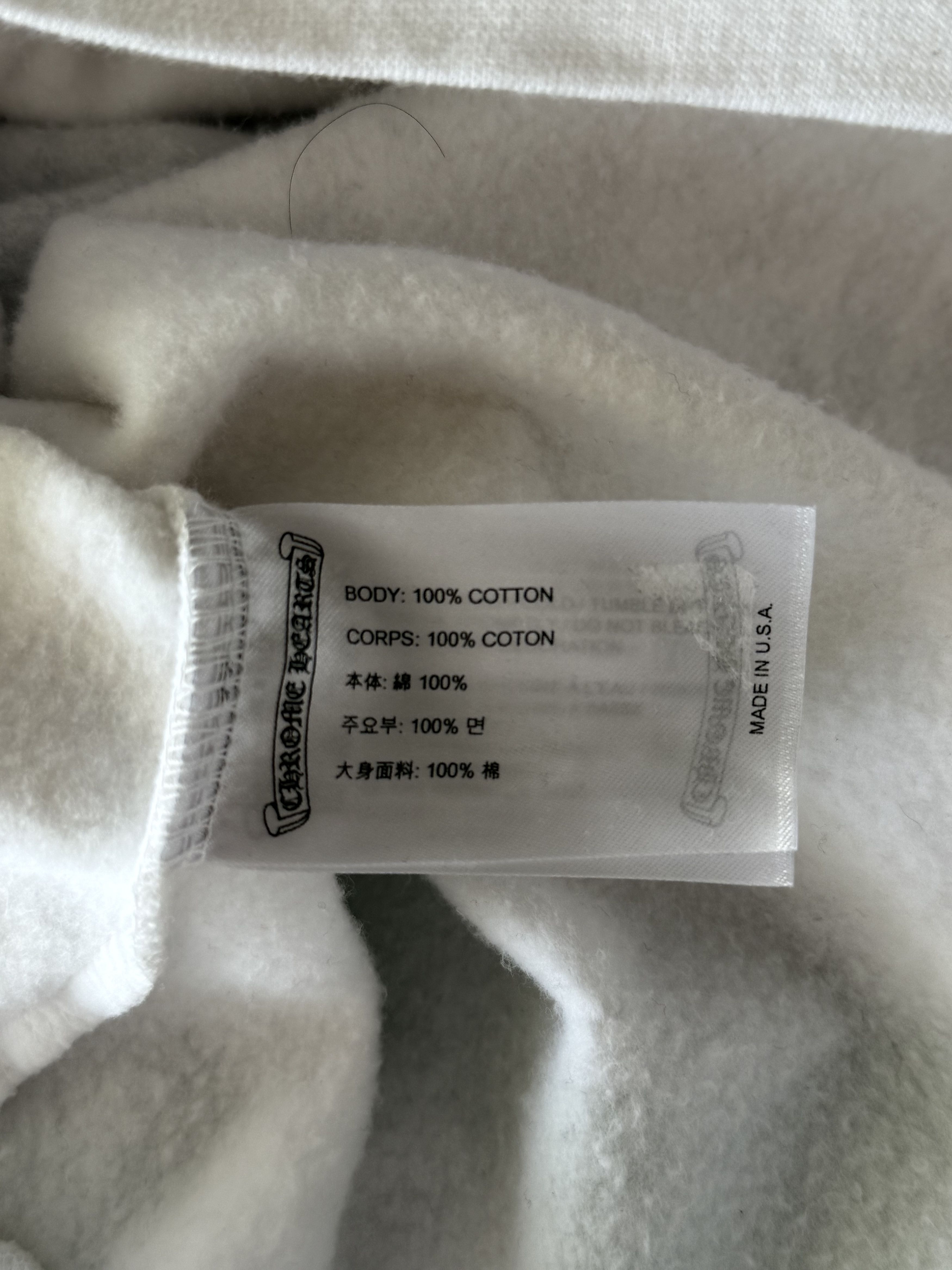 Chrome Hearts Chrome Hearts White Multicolor Stencil Hoodie Size US XL / EU 56 / 4 - 4 Thumbnail