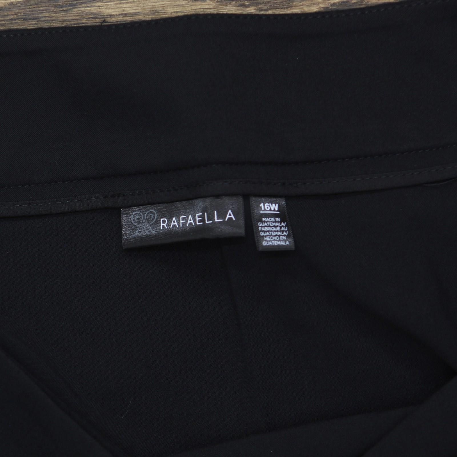 Other Nwt Rafaella Modern Wrap Skirt Plus Lrbsc066r1 Black 16w Size 38" / US 16 / IT 52 - 4 Thumbnail