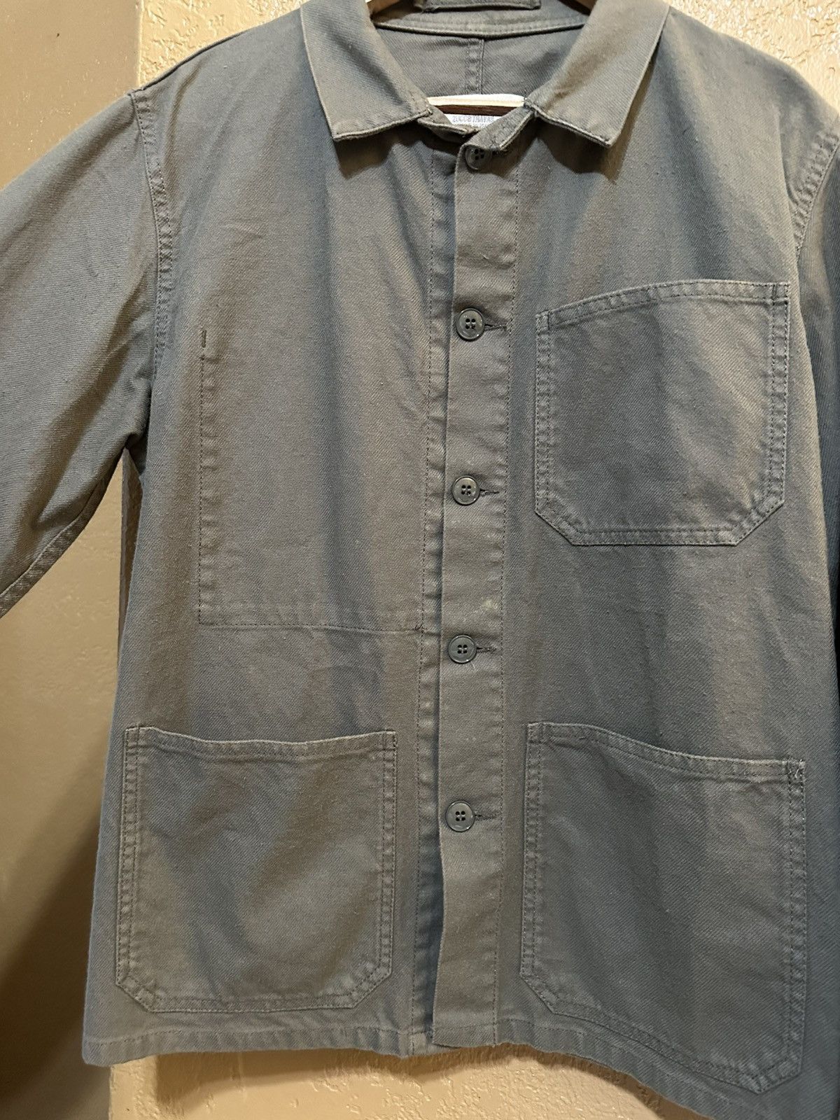 CABANE de ZUCCa 📌rare vintage Zucca Travail French Chore Jacket Issey Miyake Size US M / EU 48-50 / 2 - 2 Thumbnail