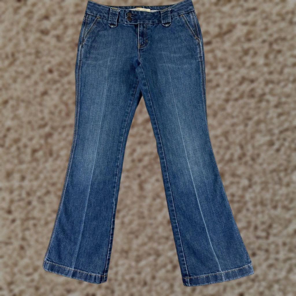 Gap GAP Jeans Womens 0 Blue Denim Low Rise 23x33 5-Pocket Stretch Cotton Blend 1969 City Size 25" / US 0 / IT 36 - 1 Thumbnail