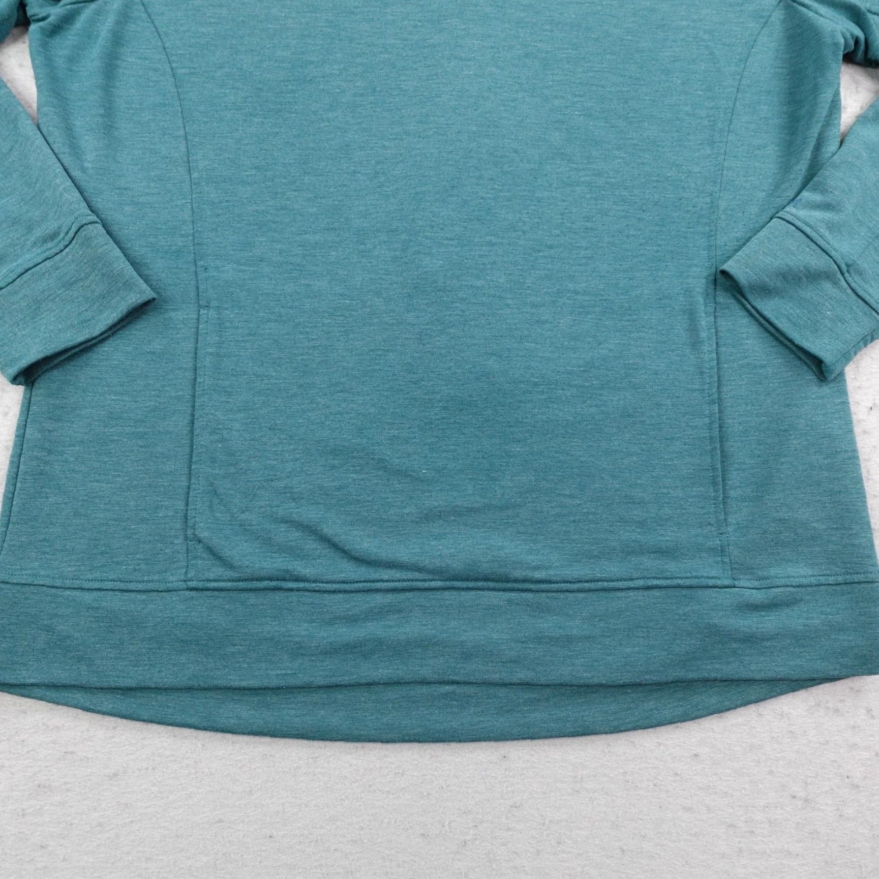 Marmot Marmot Sweatshirt Women XL Turquoise Crewneck Pullover Knit Terry Breathable Pockets Logo Solid Size XL / US 12-14 / IT 48-50 - 3 Thumbnail