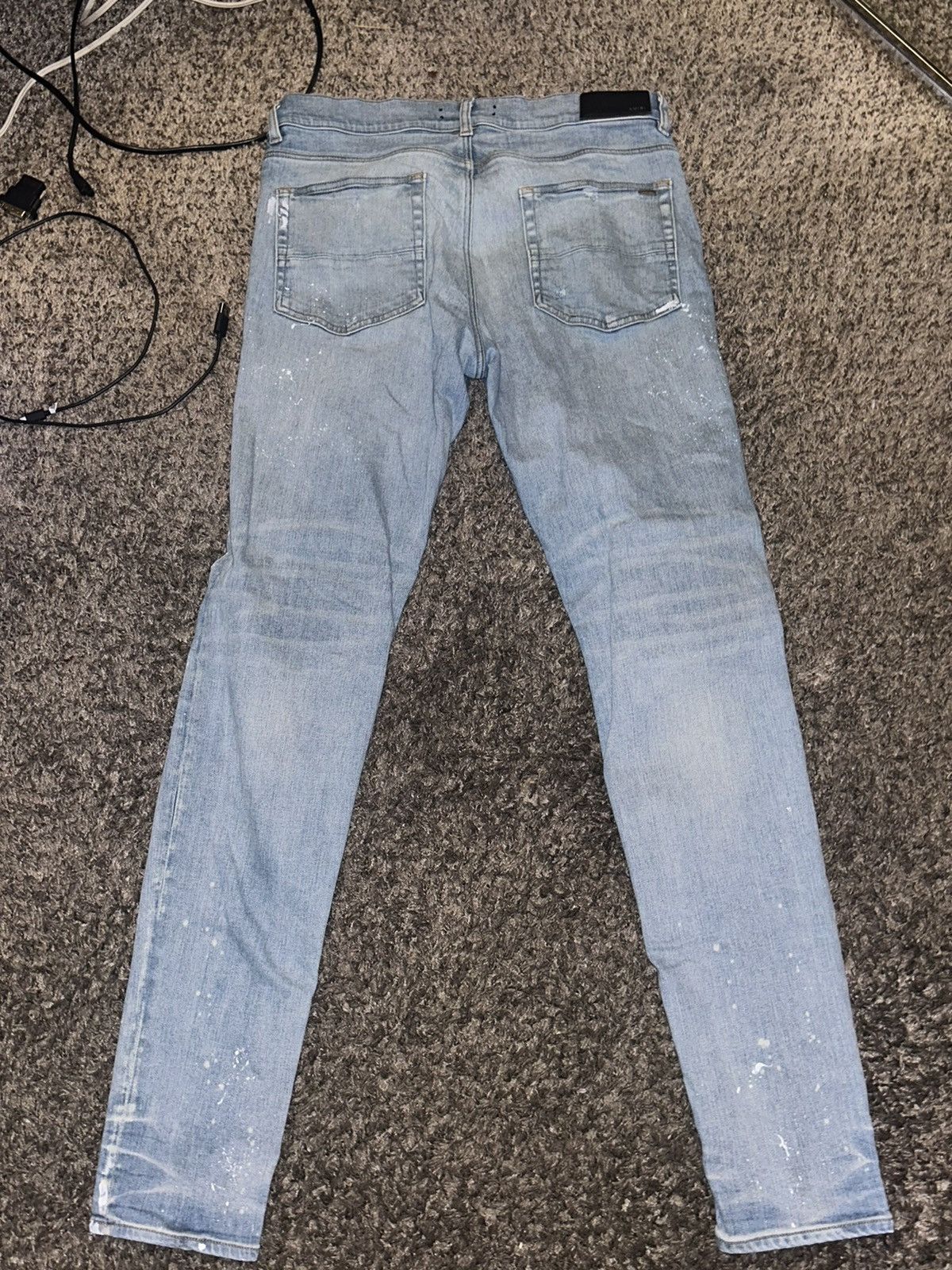 Amiri Amiri MX1 Green Plaid Jeans pre-owned Size 36 Size US 36 / EU 52 - 2 Thumbnail